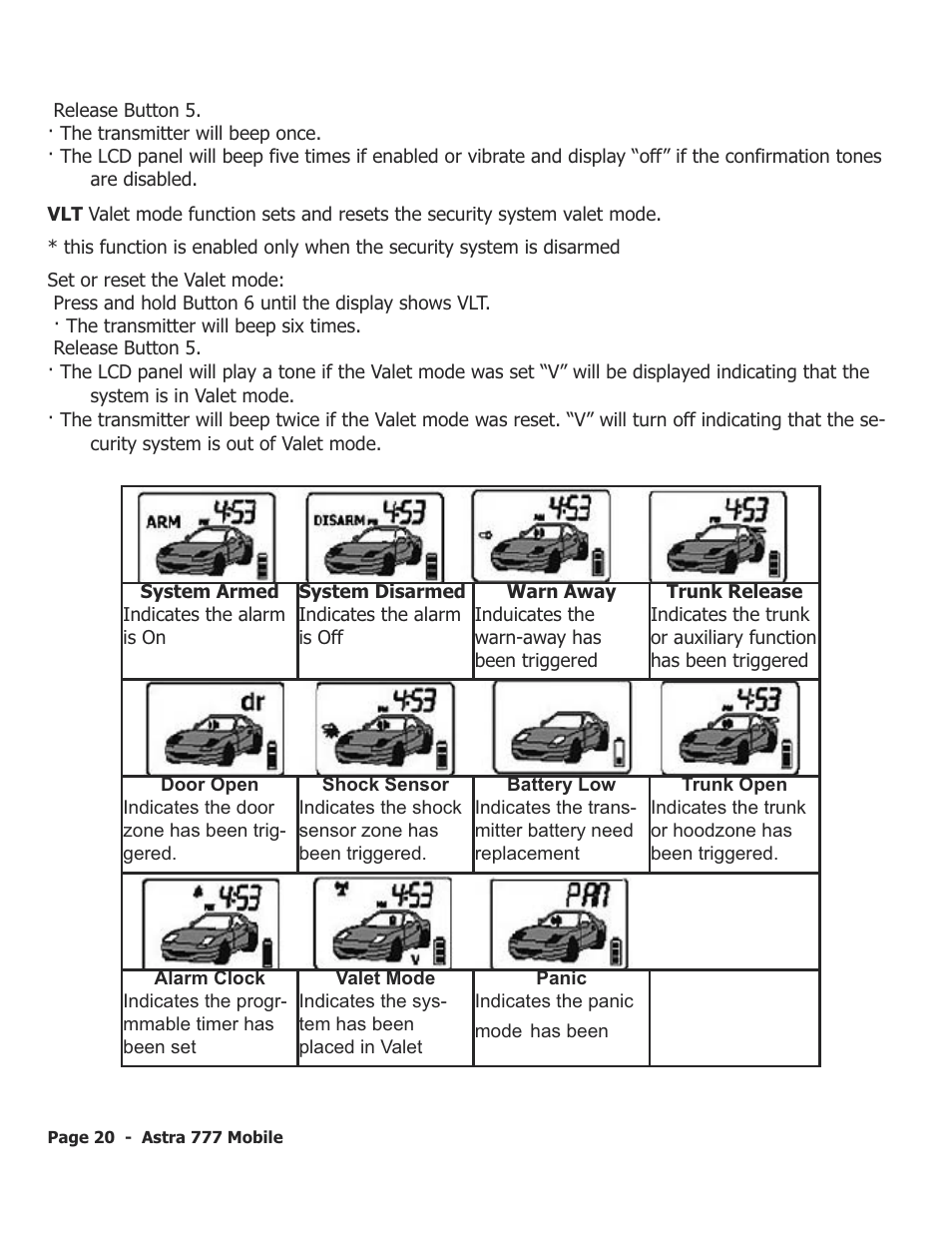 ScyTek Electronics ASTRA 777 Mobile User Manual | Page 23 / 43
