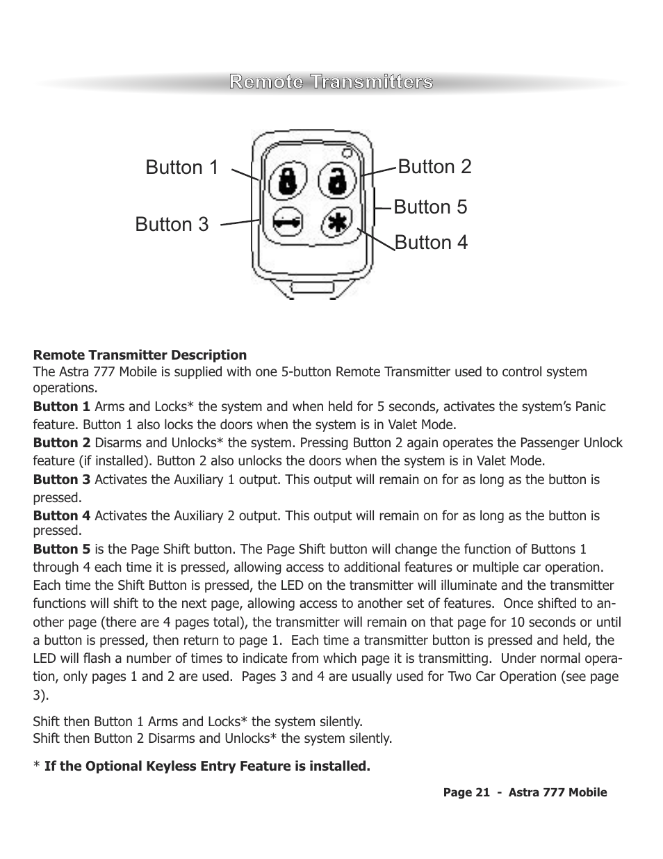 ScyTek Electronics ASTRA 777 Mobile User Manual | Page 24 / 43