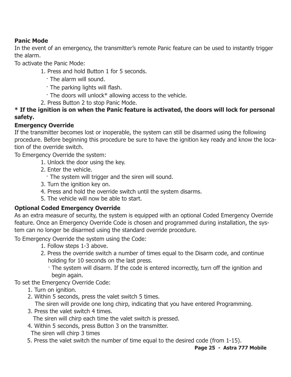 ScyTek Electronics ASTRA 777 Mobile User Manual | Page 28 / 43