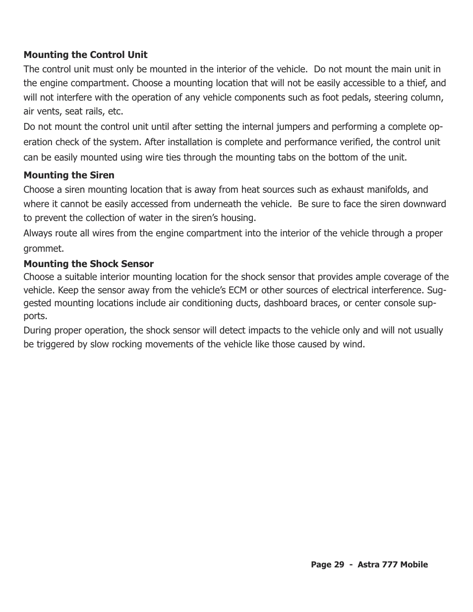 ScyTek Electronics ASTRA 777 Mobile User Manual | Page 32 / 43