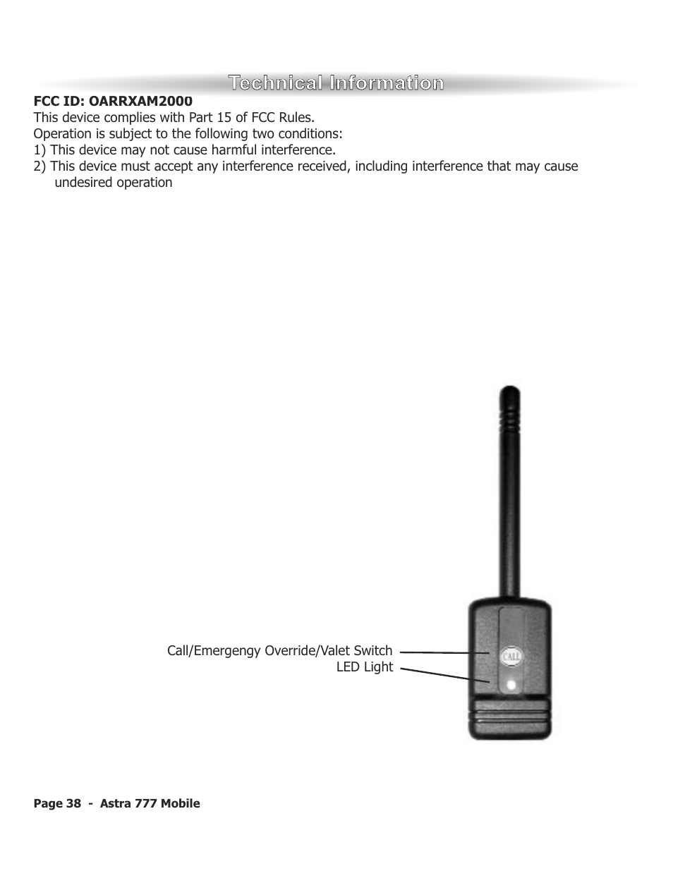 ScyTek Electronics ASTRA 777 Mobile User Manual | Page 41 / 43