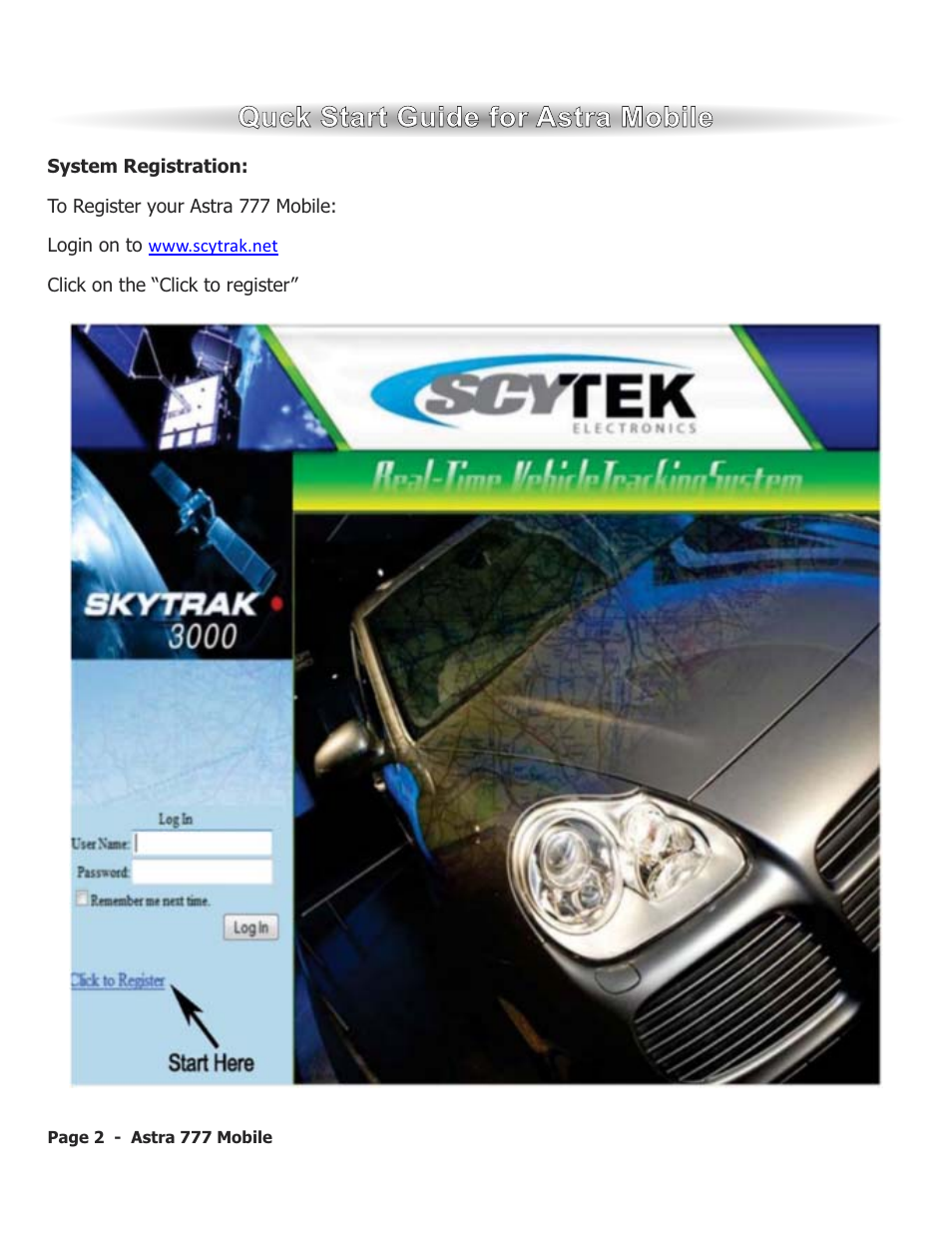 ScyTek Electronics ASTRA 777 Mobile User Manual | Page 5 / 43