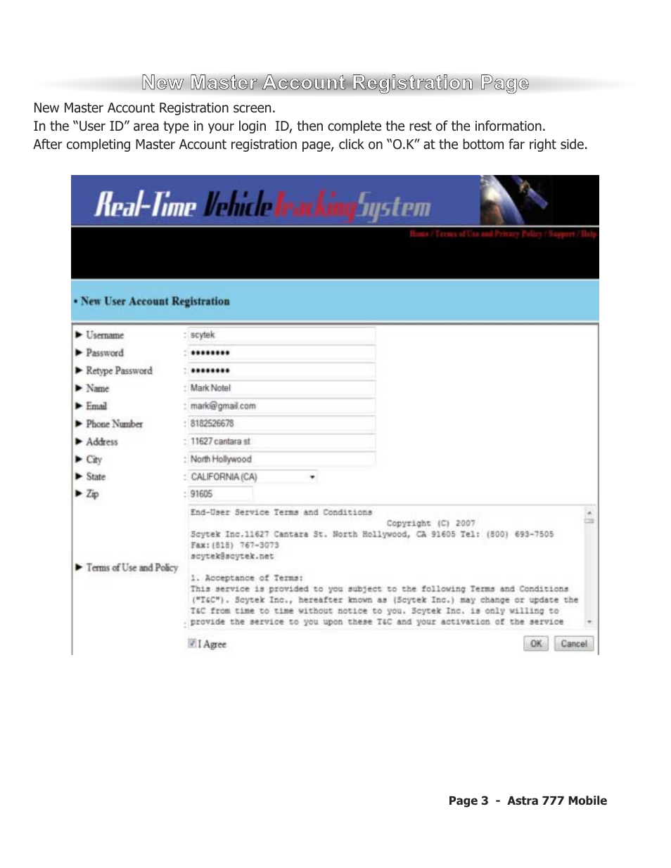 ScyTek Electronics ASTRA 777 Mobile User Manual | Page 6 / 43