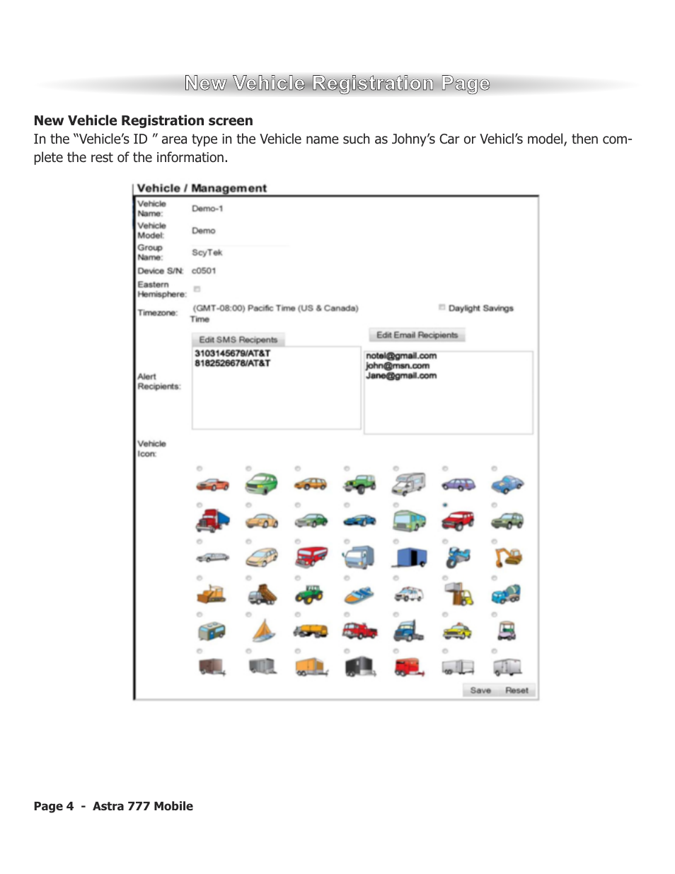 ScyTek Electronics ASTRA 777 Mobile User Manual | Page 7 / 43