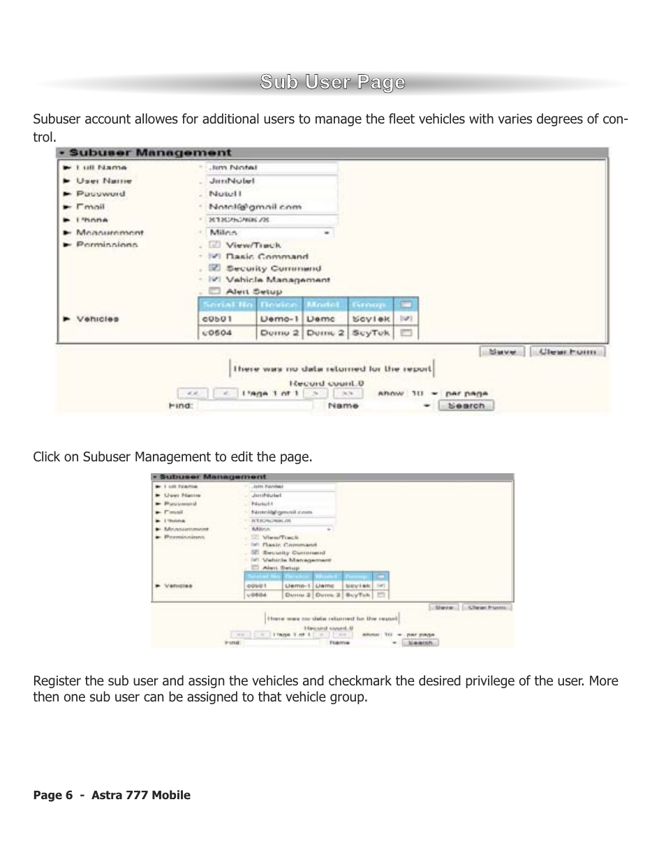 ScyTek Electronics ASTRA 777 Mobile User Manual | Page 9 / 43