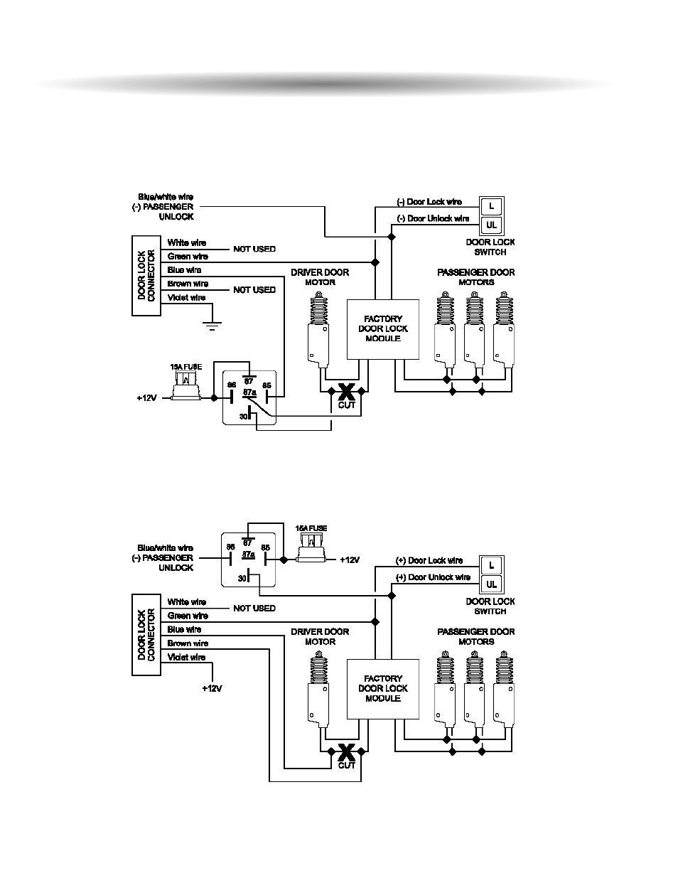 Two stage door lock diagrams | ScyTek Electronics ASTRA 70000000 User Manual | Page 25 / 28