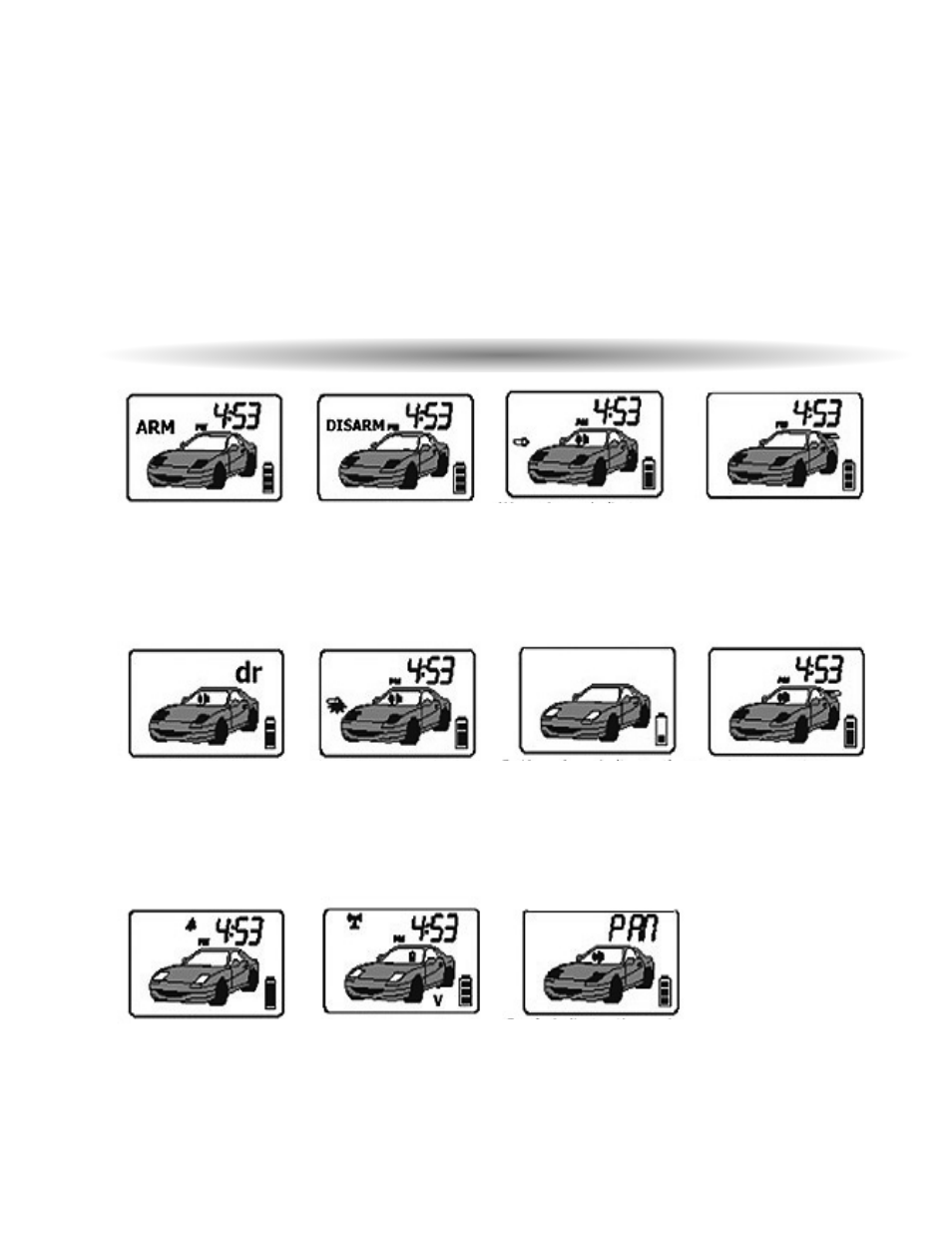 Icon descriptions | ScyTek Electronics ASTRA 70000000 User Manual | Page 9 / 28