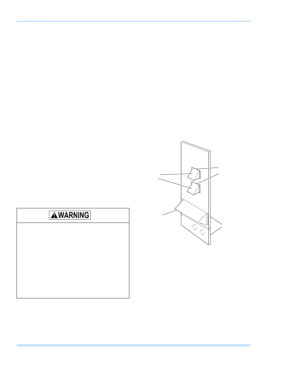 Optional economizer/motorized damper rain hood, Vent and combustion air hoods, Optional economizer/motorized damper rain | Hood, Vent and combustion air hood, Od figure 8) | Sunlife Enterprises SUNLINE DM180 User Manual | Page 16 / 56