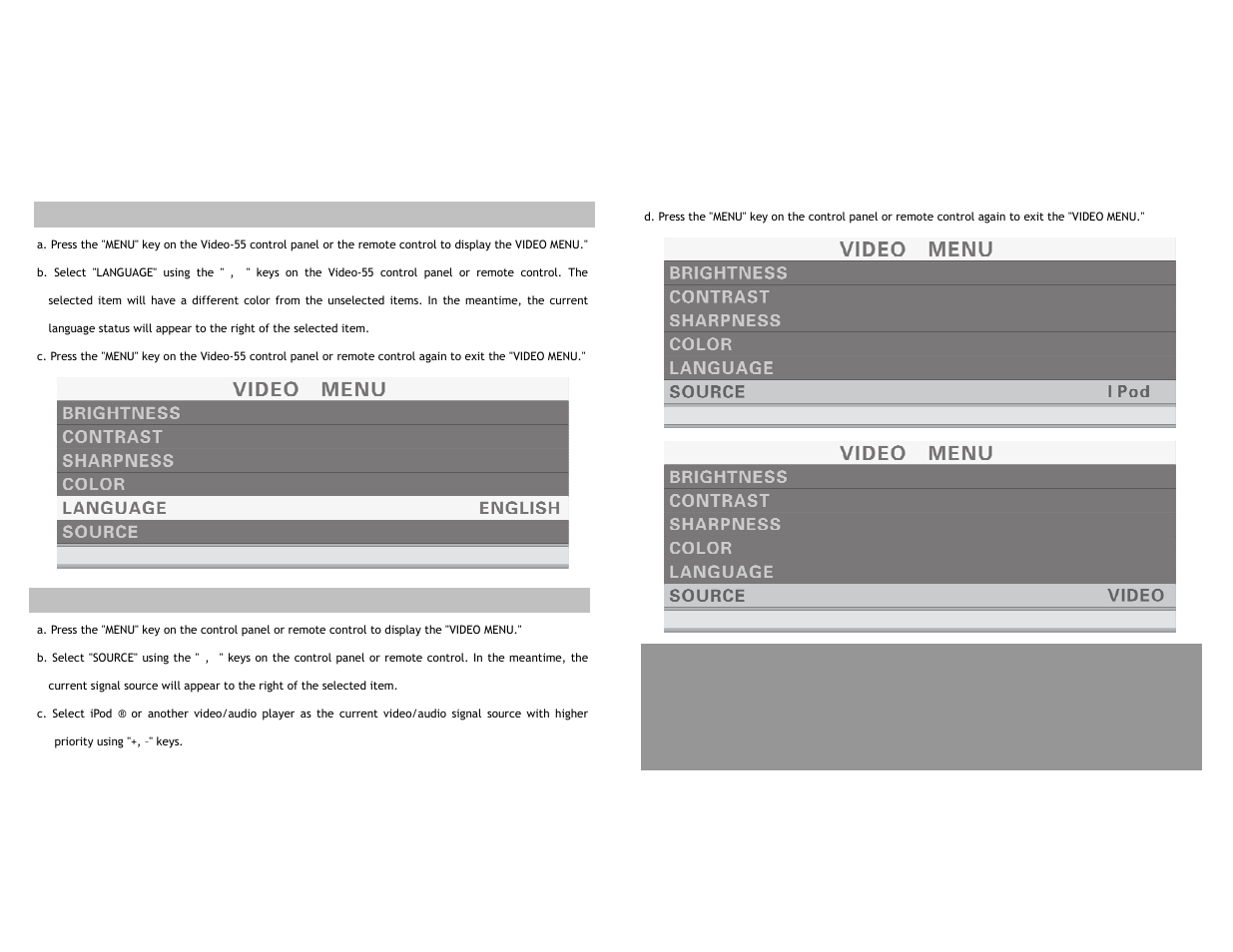 Sonic Impact Technologies Sonic Impact Video-55 User Manual | Page 20 / 24