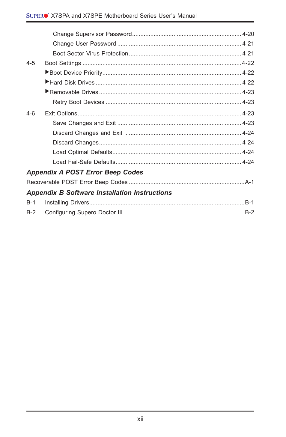 SUPER MICRO Computer SUPER X7SPE-HF-D525 User Manual | Page 12 / 107