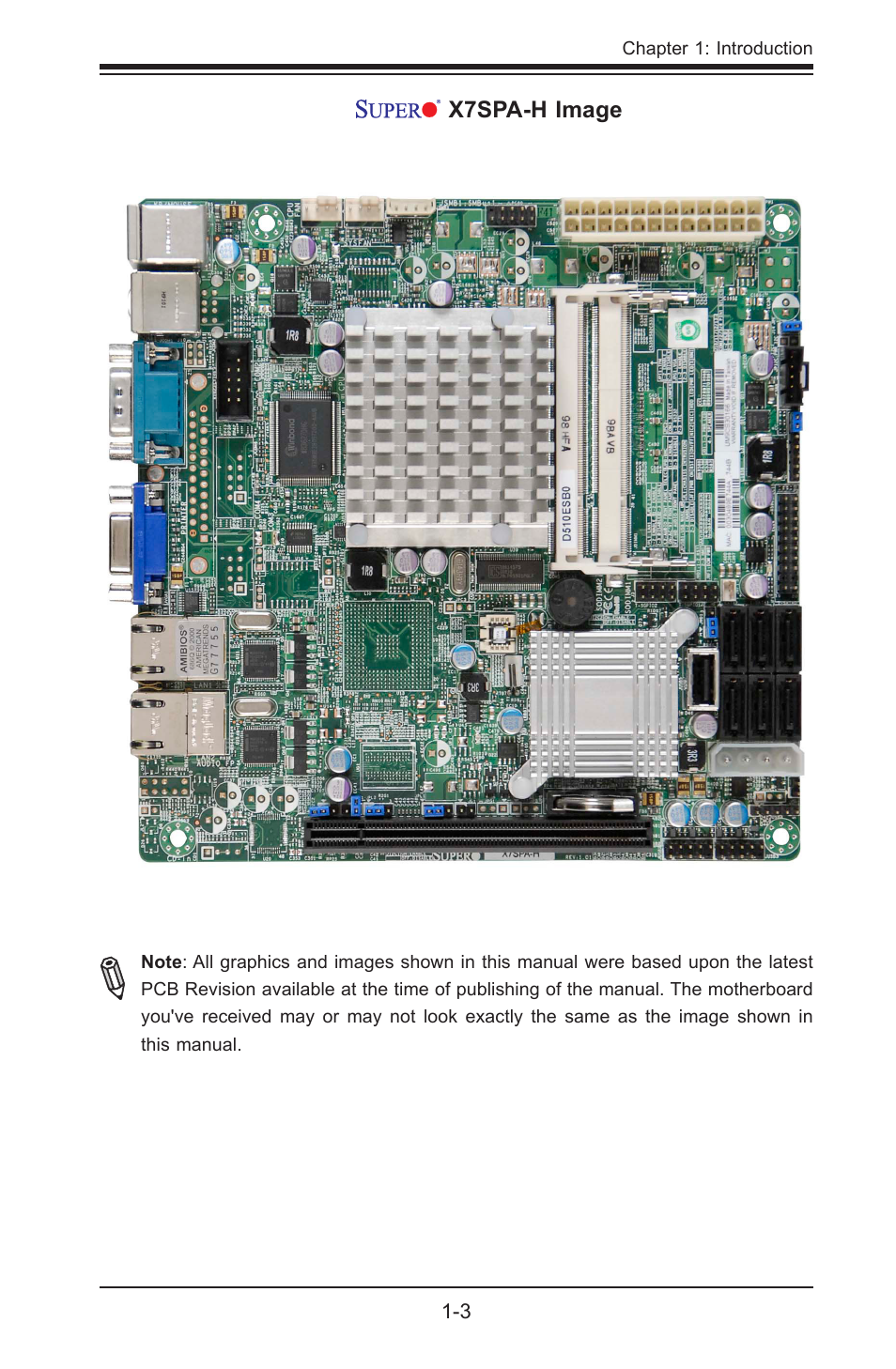 SUPER MICRO Computer SUPER X7SPE-HF-D525 User Manual | Page 15 / 107