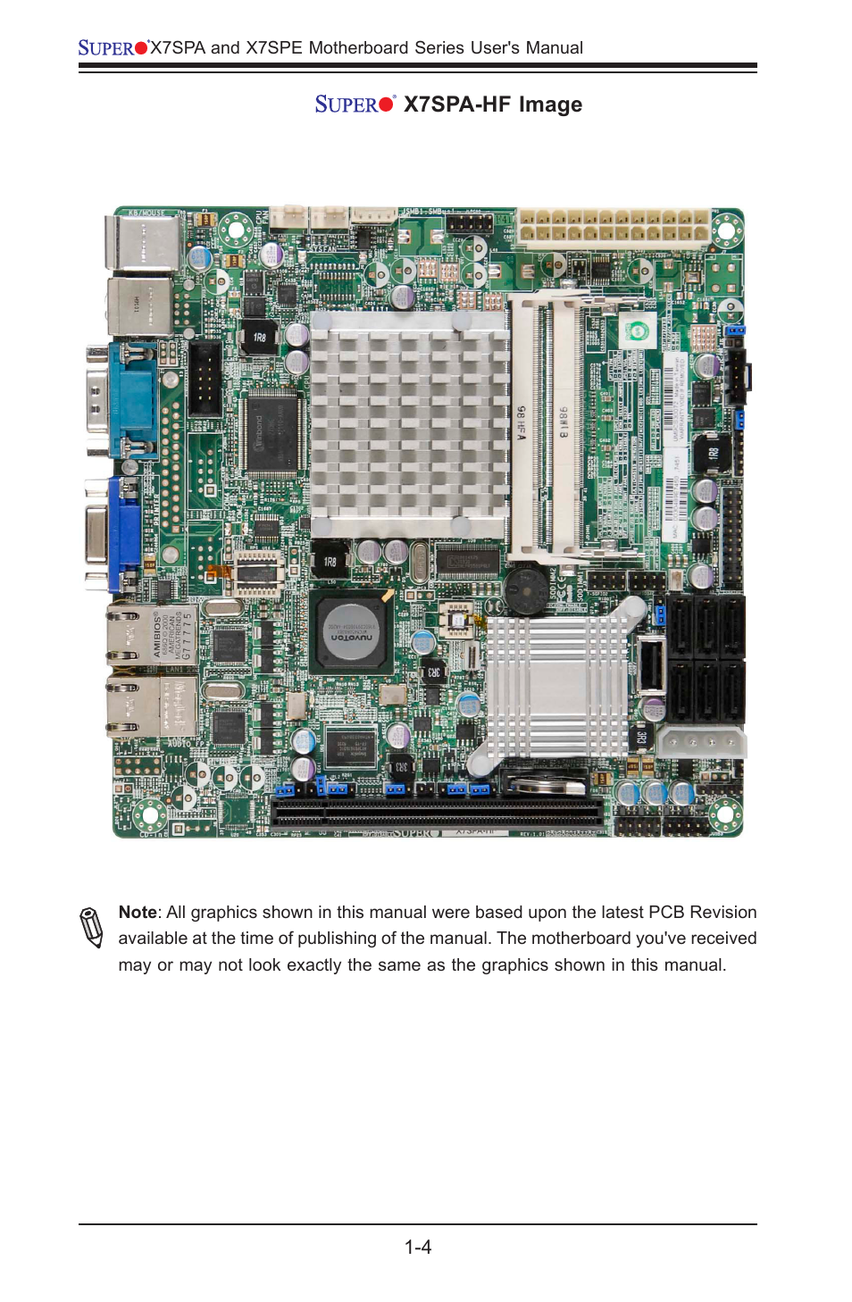 SUPER MICRO Computer SUPER X7SPE-HF-D525 User Manual | Page 16 / 107