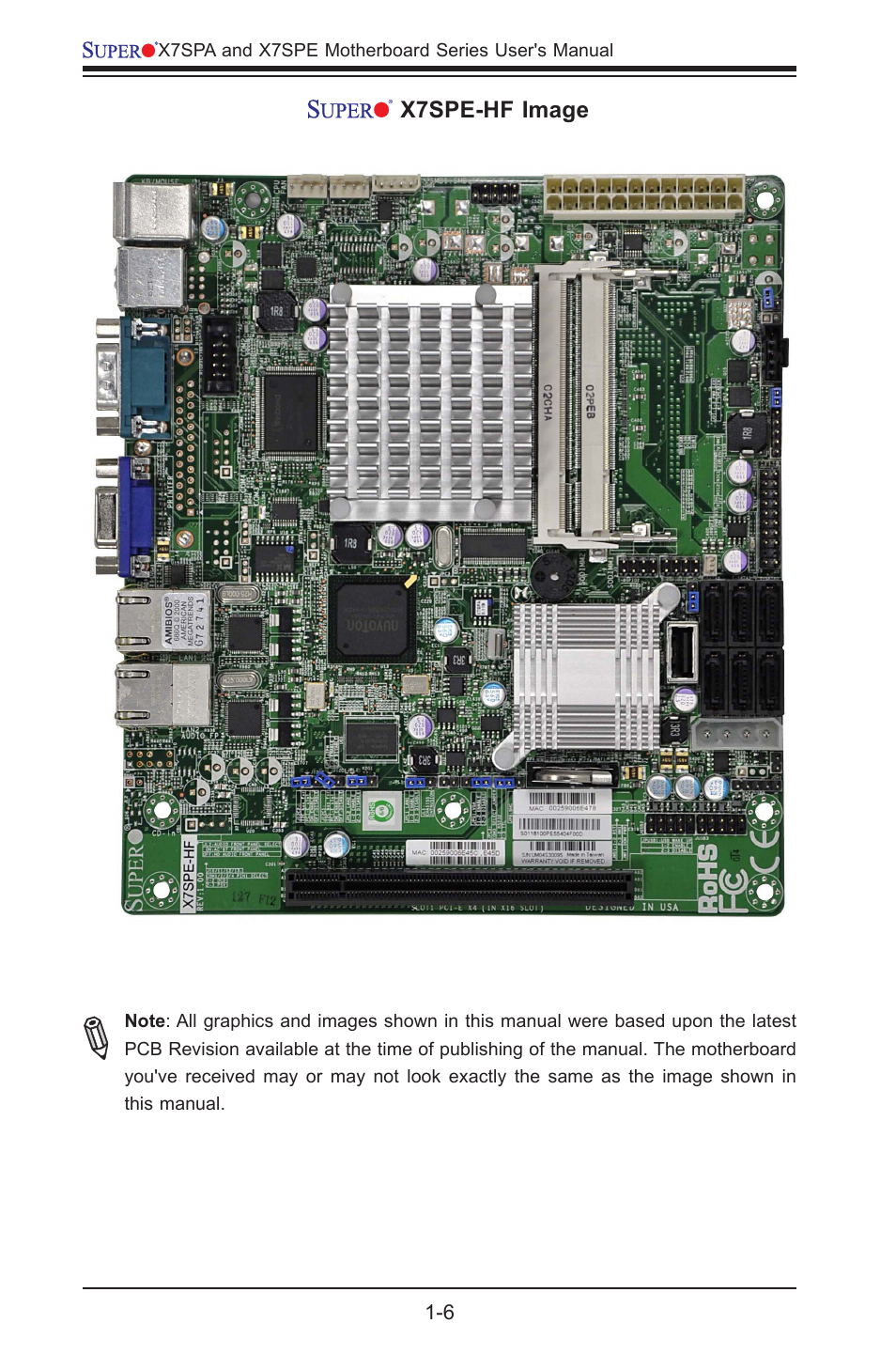 SUPER MICRO Computer SUPER X7SPE-HF-D525 User Manual | Page 18 / 107