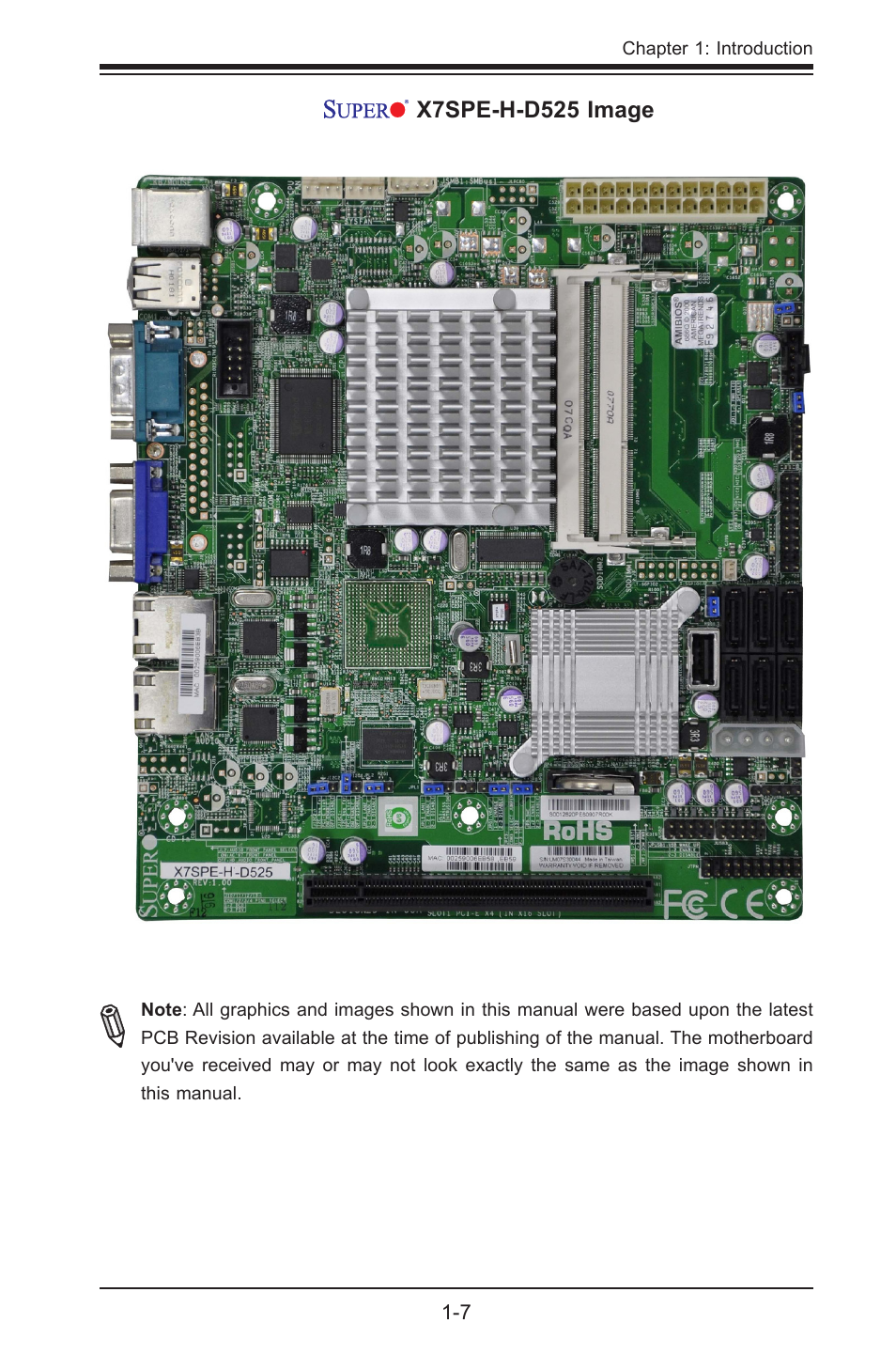 SUPER MICRO Computer SUPER X7SPE-HF-D525 User Manual | Page 19 / 107
