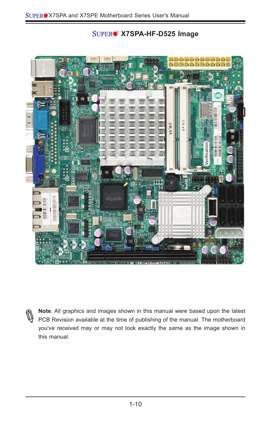 SUPER MICRO Computer SUPER X7SPE-HF-D525 User Manual | Page 22 / 107