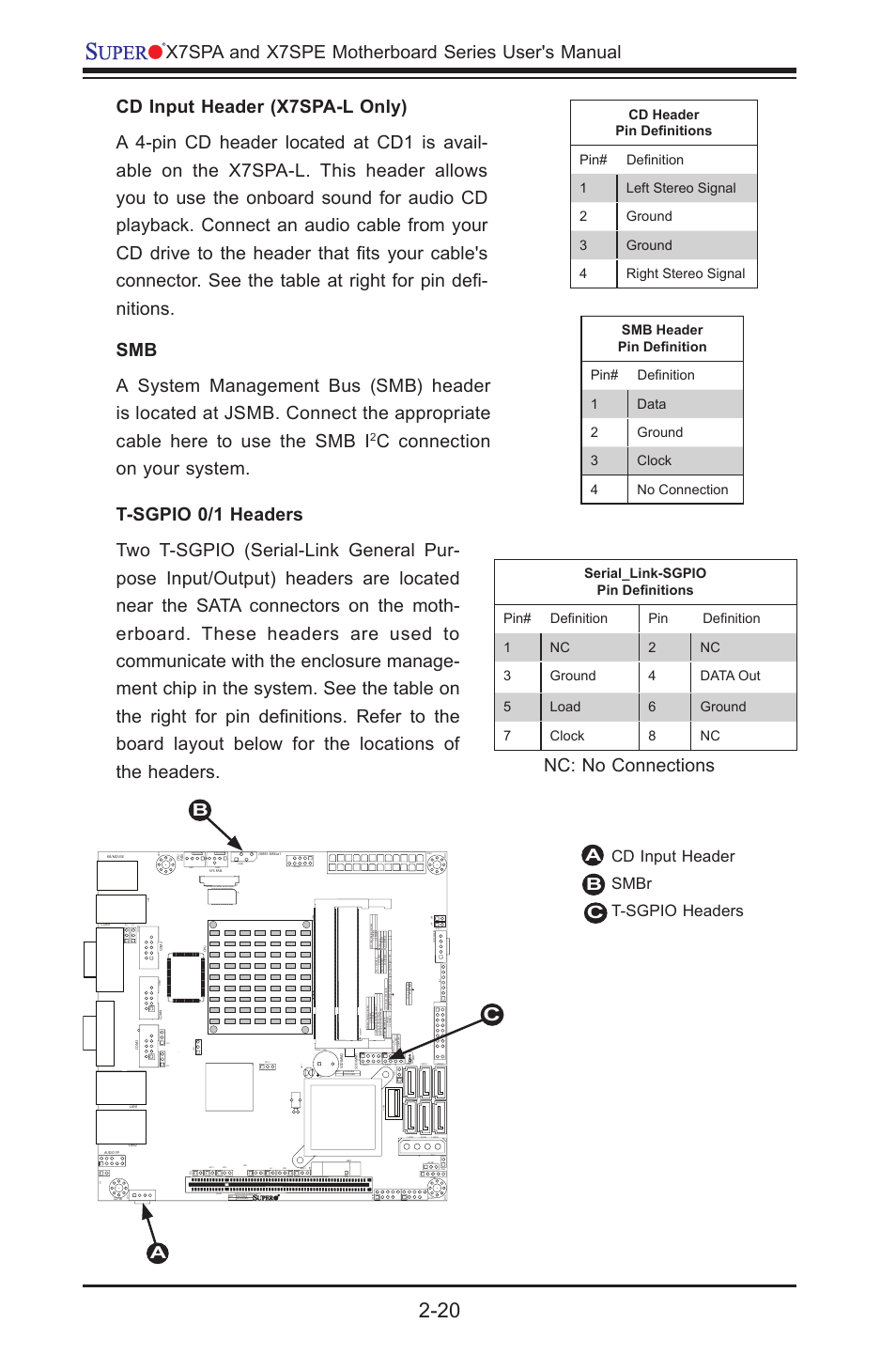 C connection on your system | SUPER MICRO Computer SUPER X7SPE-HF-D525 User Manual | Page 58 / 107