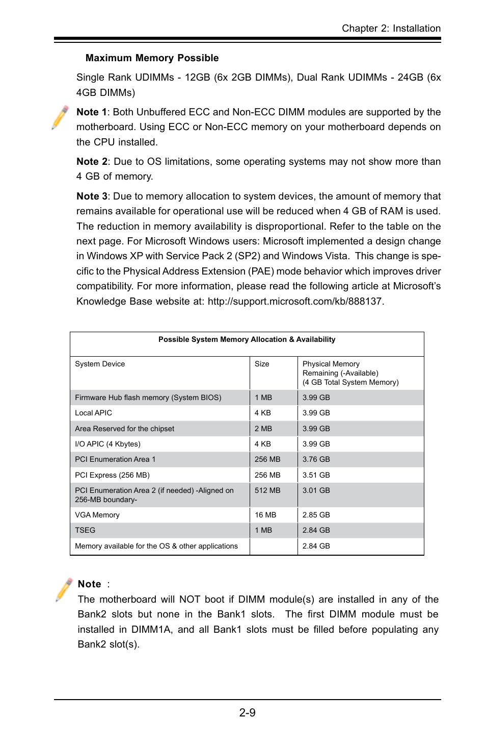 Chapter 2: installation | SUPER MICRO Computer X8STI-F User Manual | Page 33 / 109