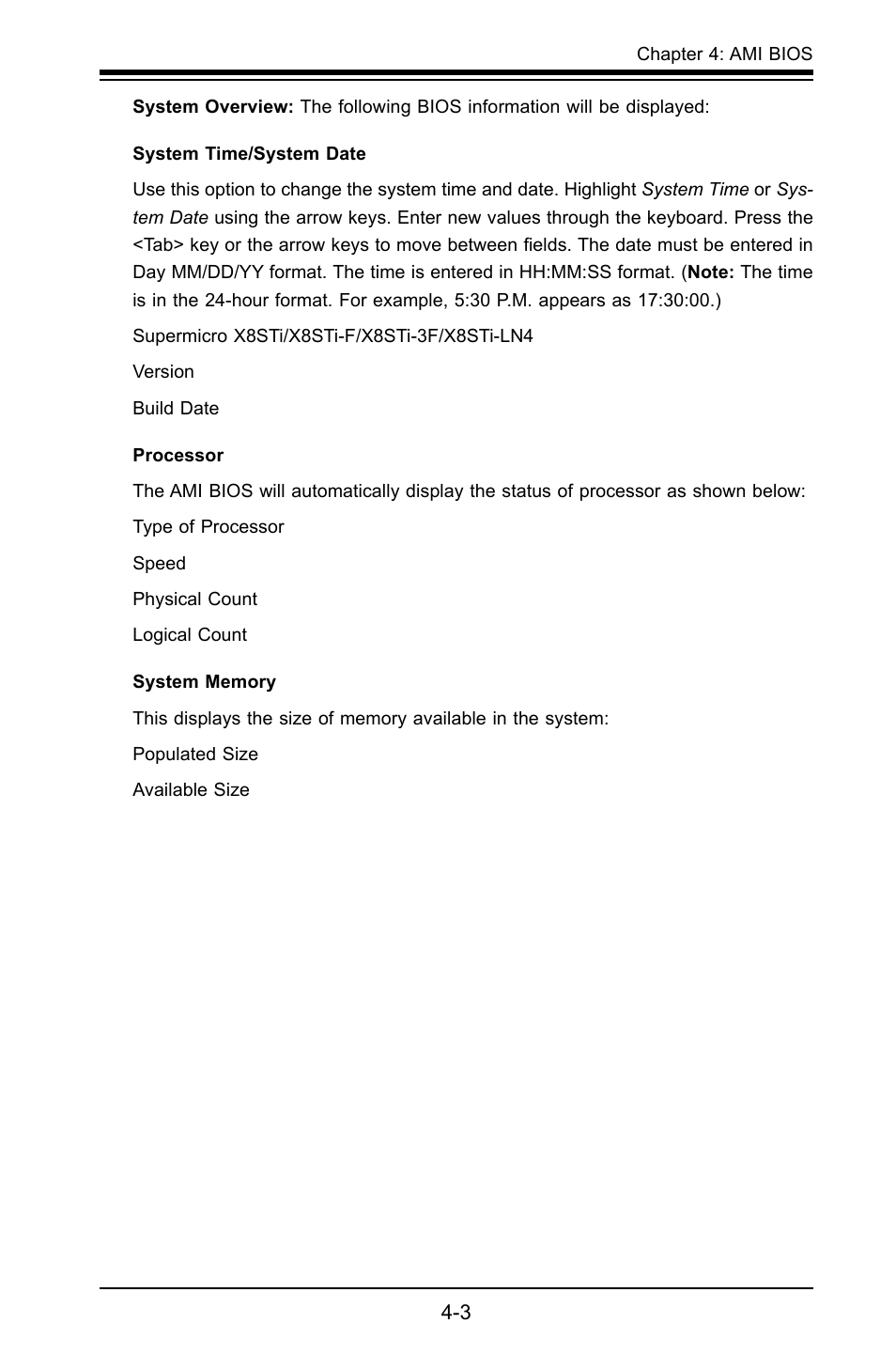 SUPER MICRO Computer X8STI-F User Manual | Page 73 / 109