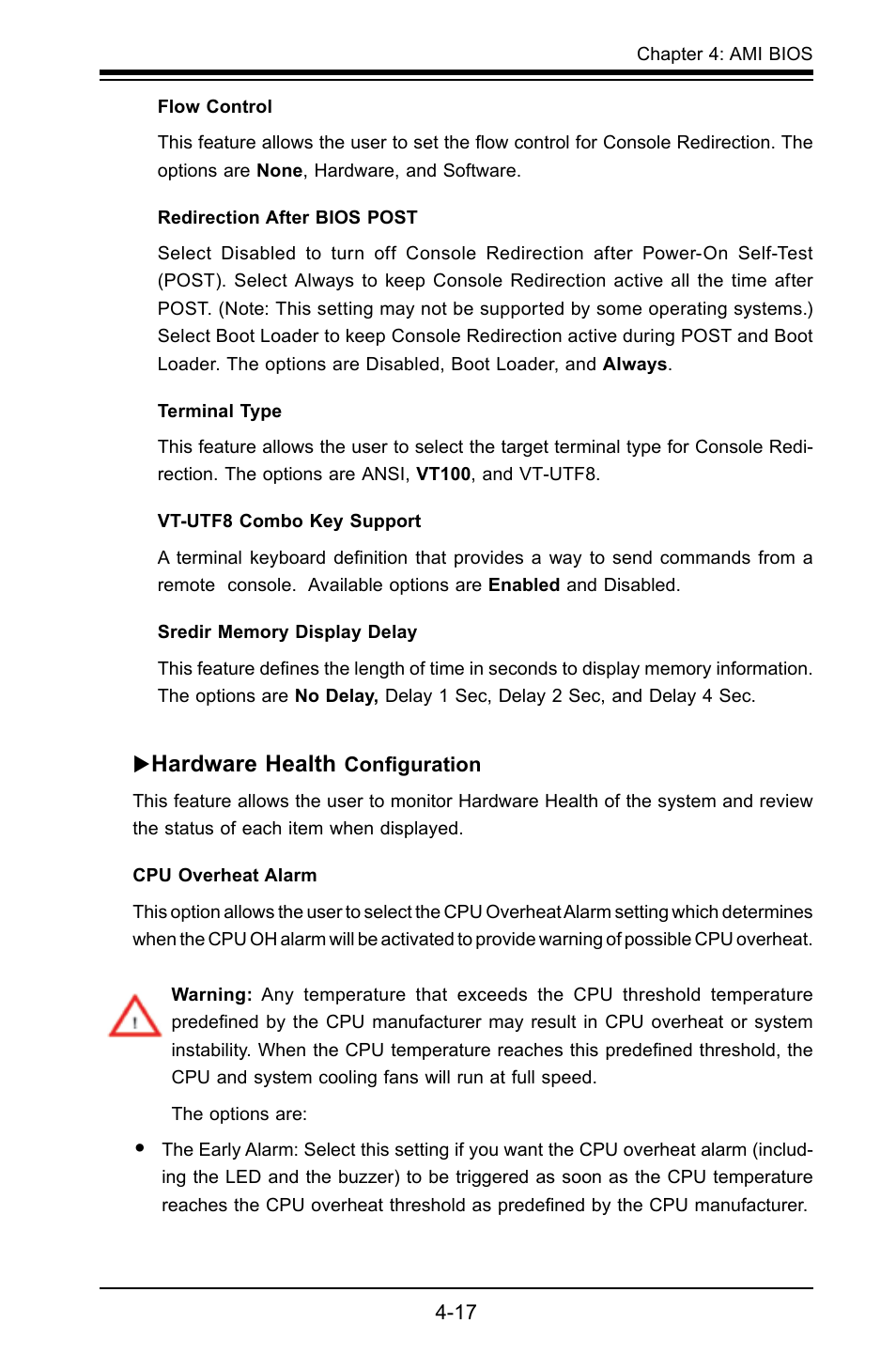 Hardware health | SUPER MICRO Computer X8STI-F User Manual | Page 87 / 109