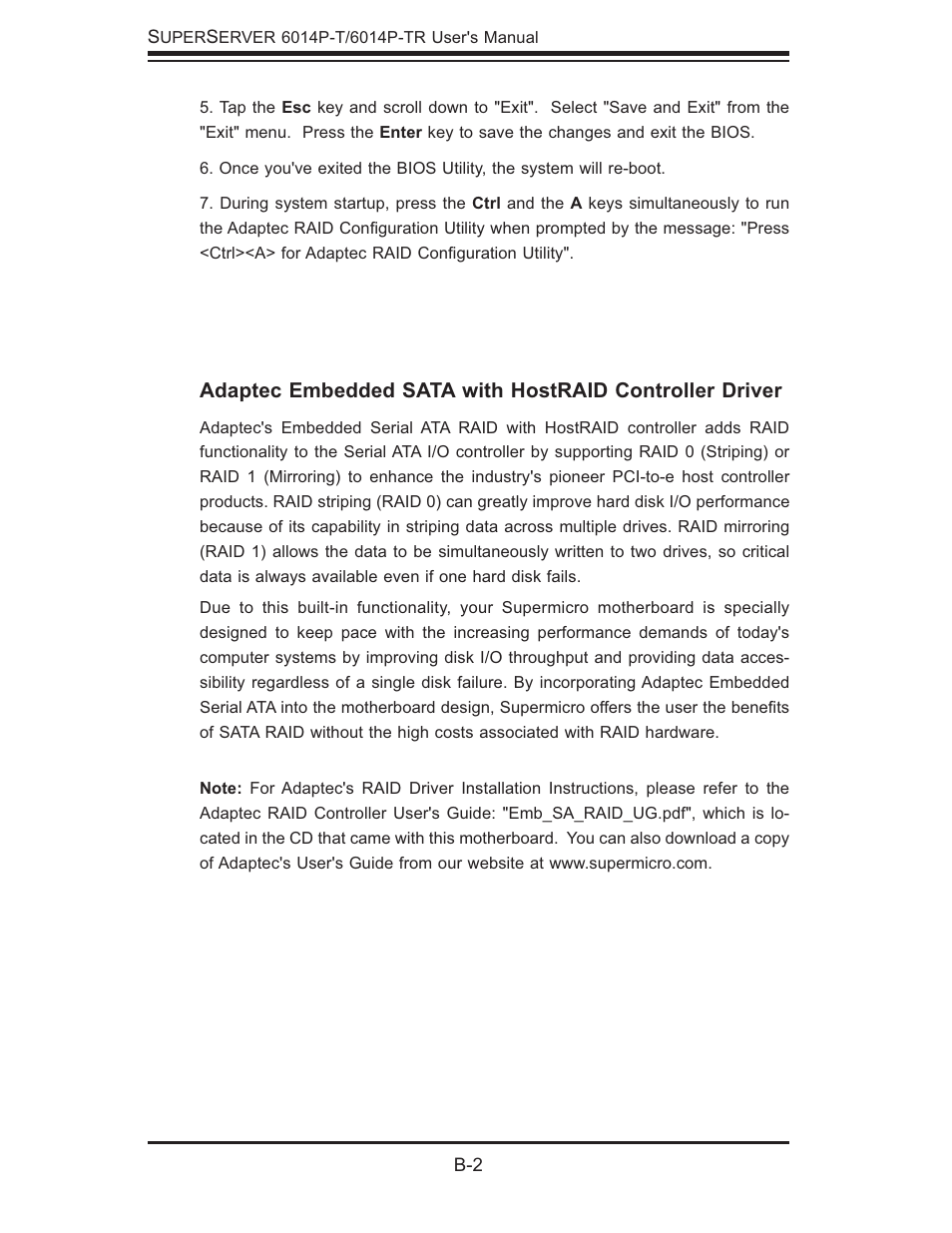 SUPER MICRO Computer 6014P-TR User Manual | Page 102 / 124