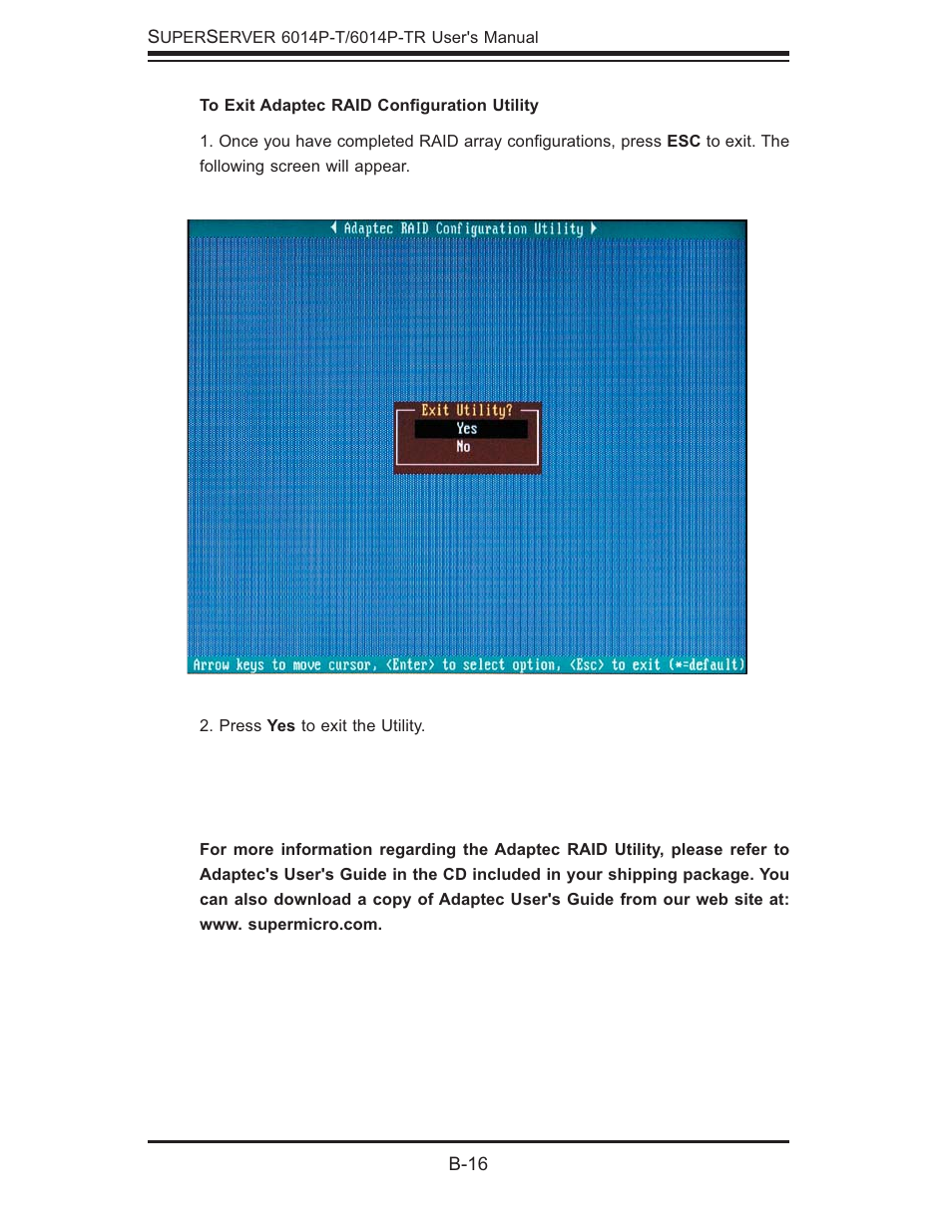 SUPER MICRO Computer 6014P-TR User Manual | Page 116 / 124