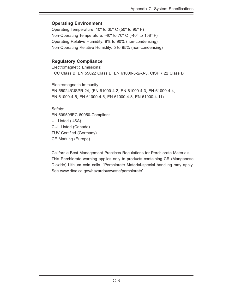 SUPER MICRO Computer 6014P-TR User Manual | Page 123 / 124