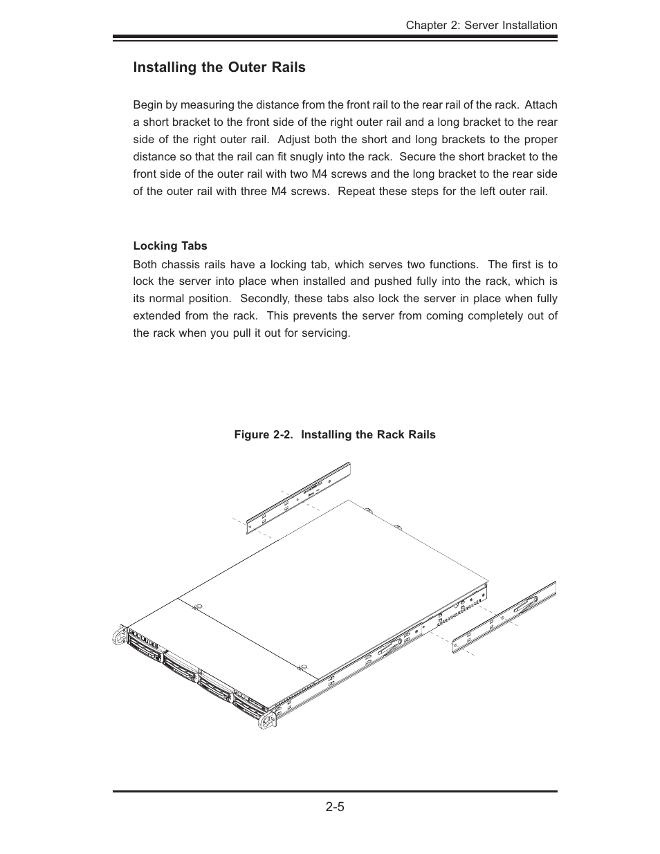 Installing the outer rails | SUPER MICRO Computer 6014P-TR User Manual | Page 21 / 124