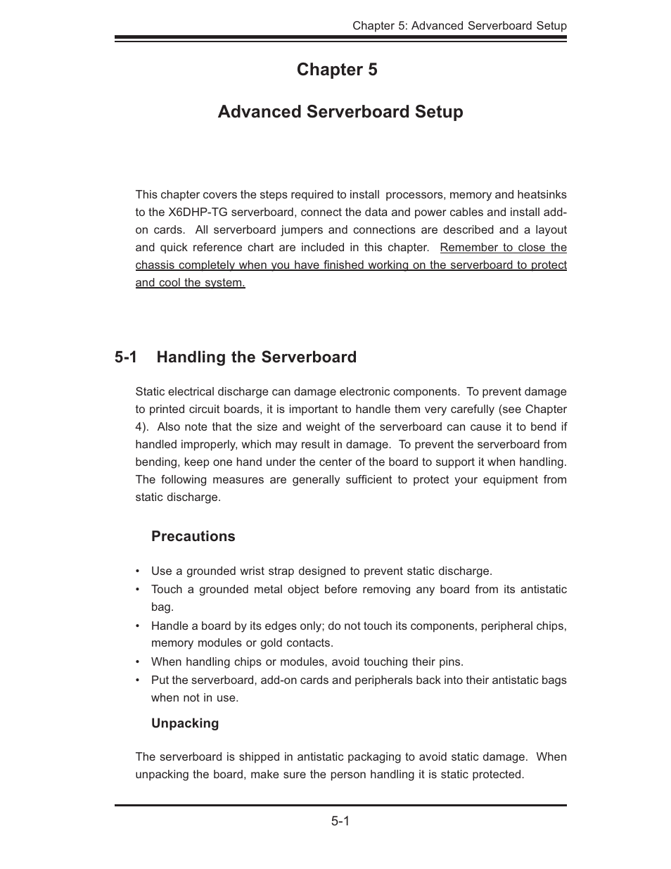 Chapter 5 advanced serverboard setup | SUPER MICRO Computer 6014P-TR User Manual | Page 35 / 124