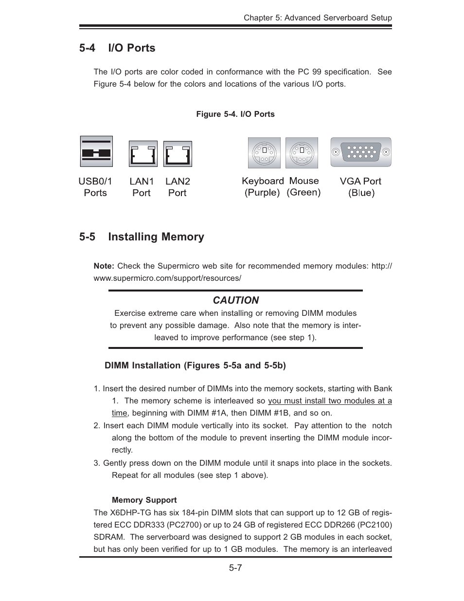 4 i/o ports | SUPER MICRO Computer 6014P-TR User Manual | Page 41 / 124