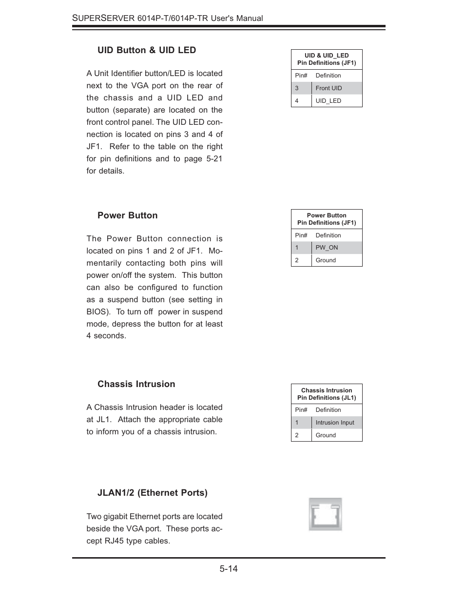 SUPER MICRO Computer 6014P-TR User Manual | Page 48 / 124