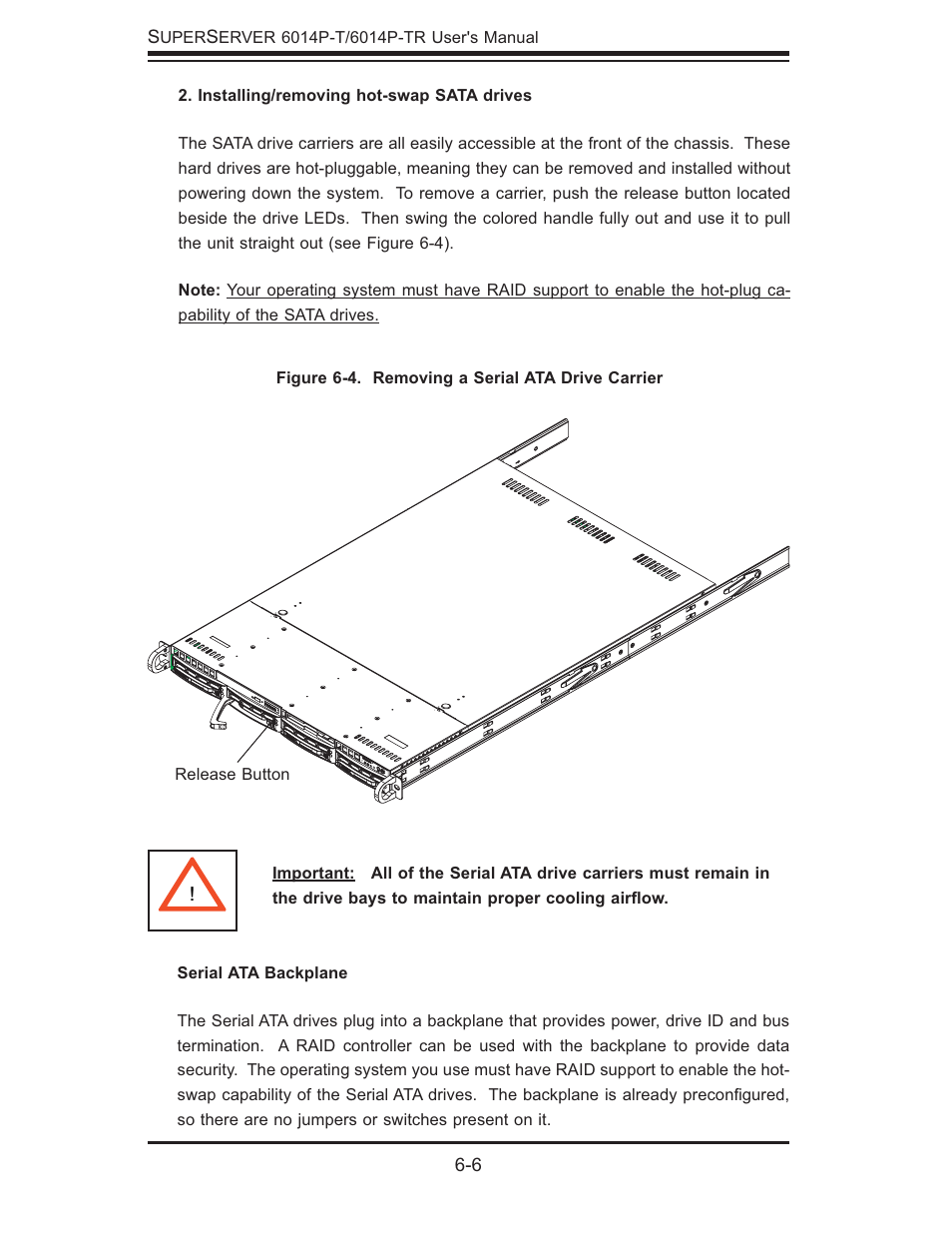 SUPER MICRO Computer 6014P-TR User Manual | Page 64 / 124