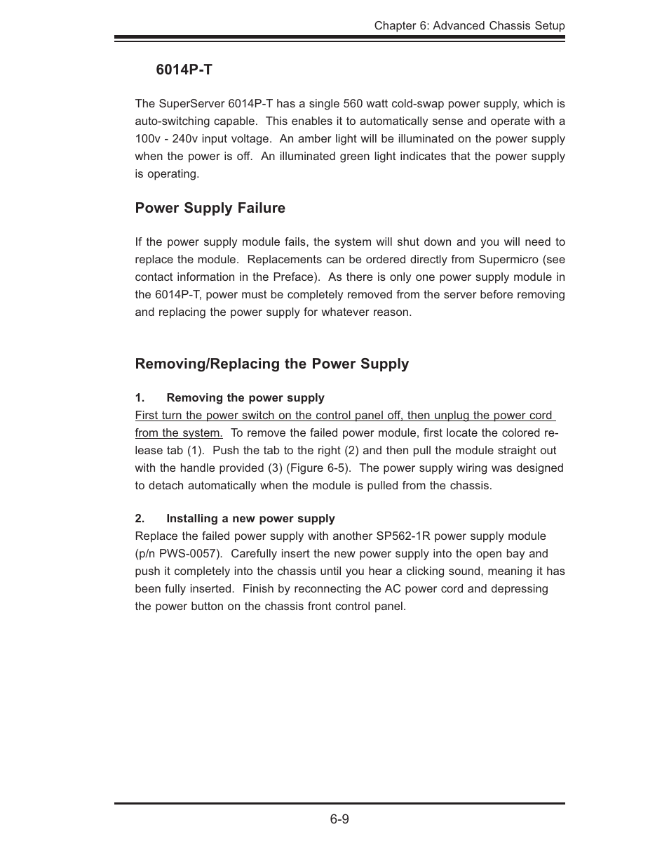 SUPER MICRO Computer 6014P-TR User Manual | Page 67 / 124