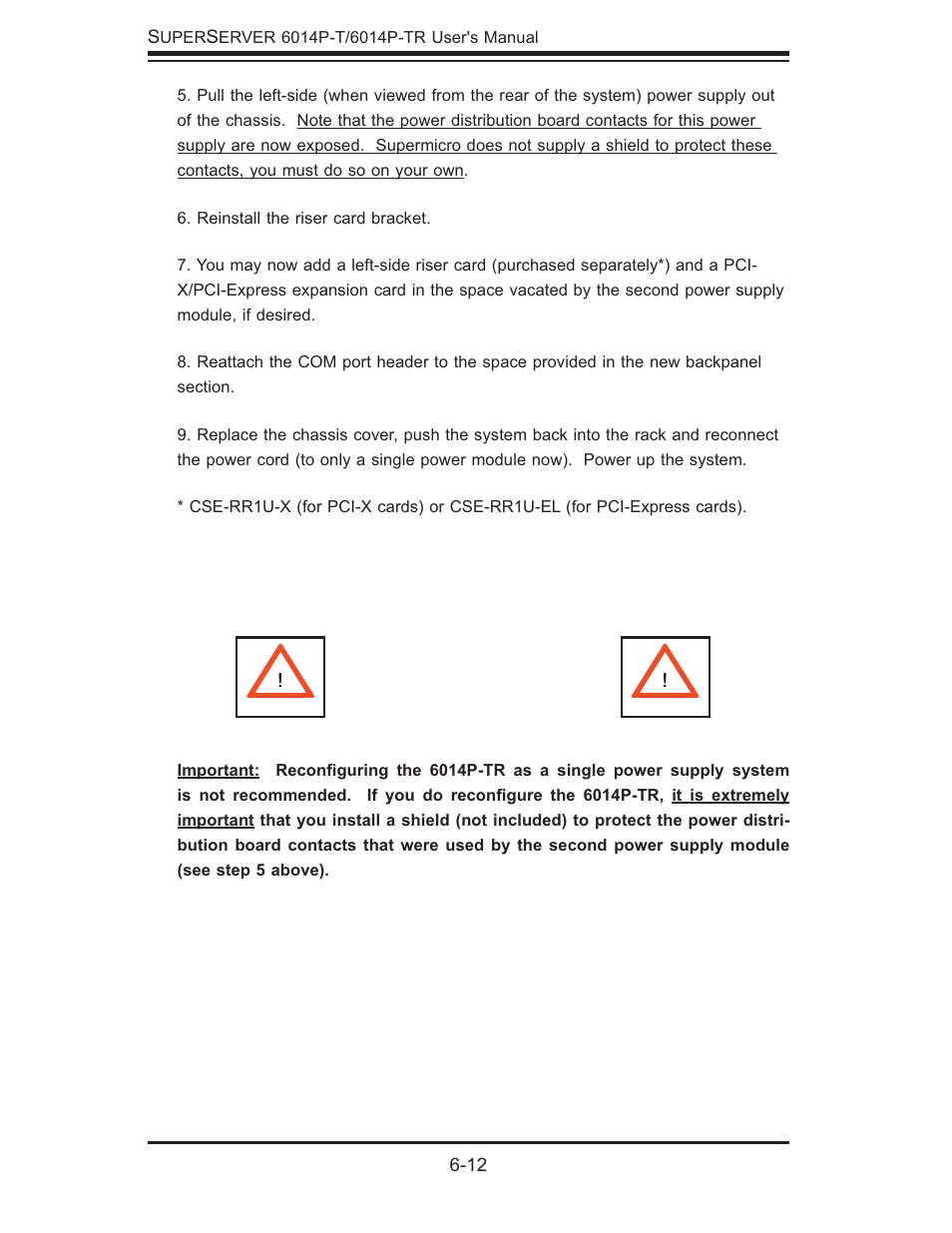 SUPER MICRO Computer 6014P-TR User Manual | Page 70 / 124