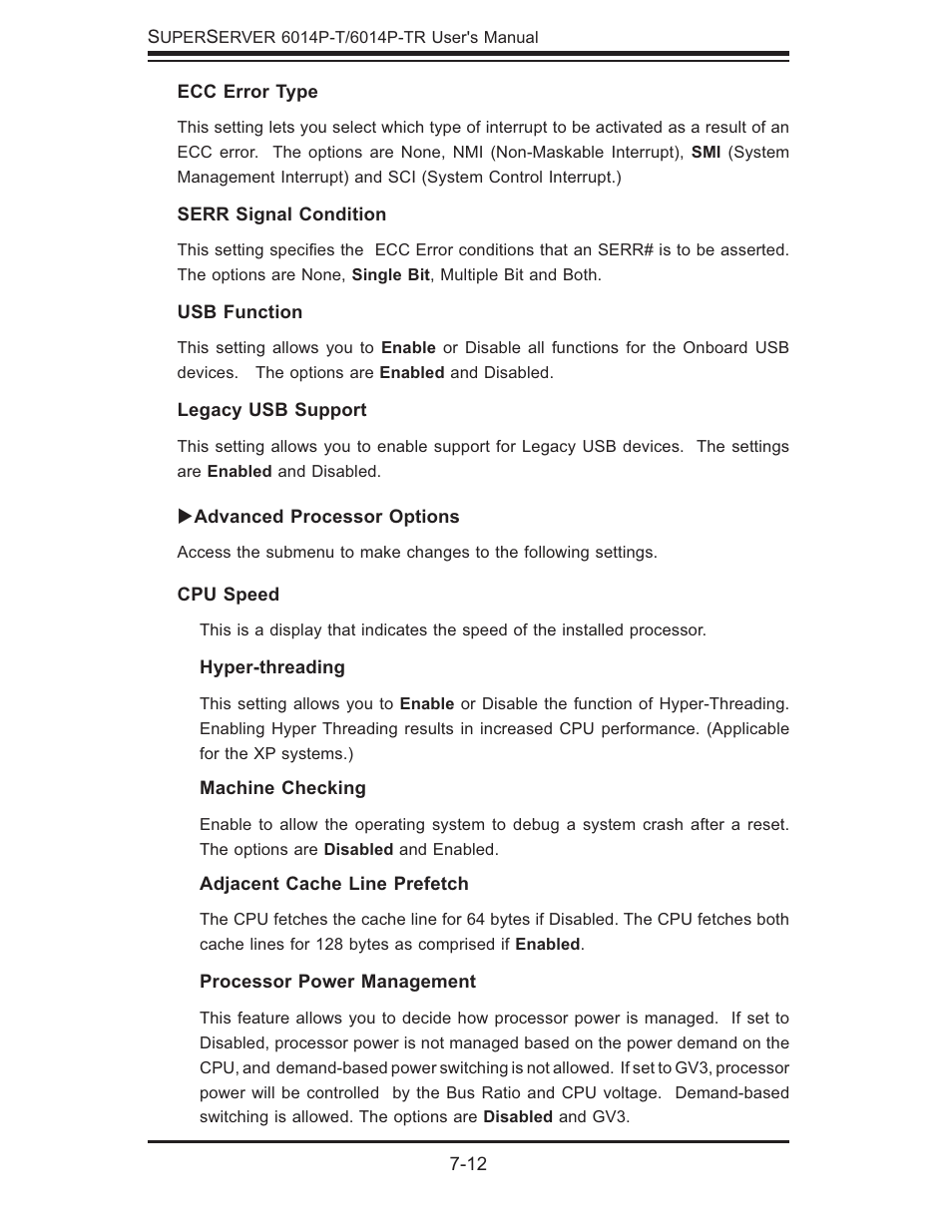 SUPER MICRO Computer 6014P-TR User Manual | Page 84 / 124