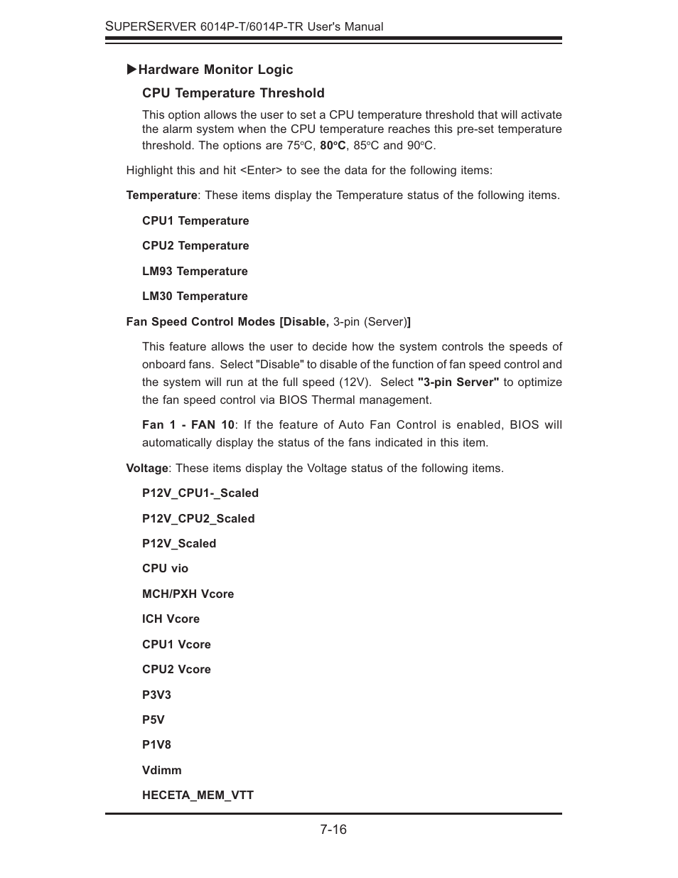 SUPER MICRO Computer 6014P-TR User Manual | Page 88 / 124