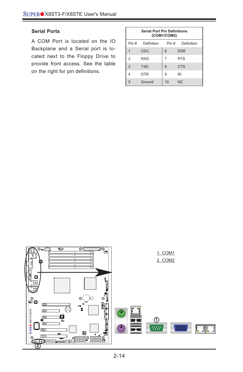 SUPER MICRO Computer X8STE User Manual | Page 38 / 103