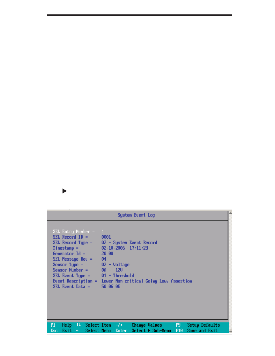 X system event log/system event log (list mode) | SUPER MICRO Computer 6015TC-10G User Manual | Page 81 / 102