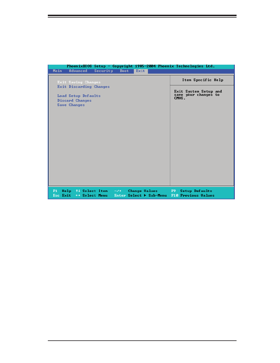 7 exit | SUPER MICRO Computer 6015TC-10G User Manual | Page 85 / 102