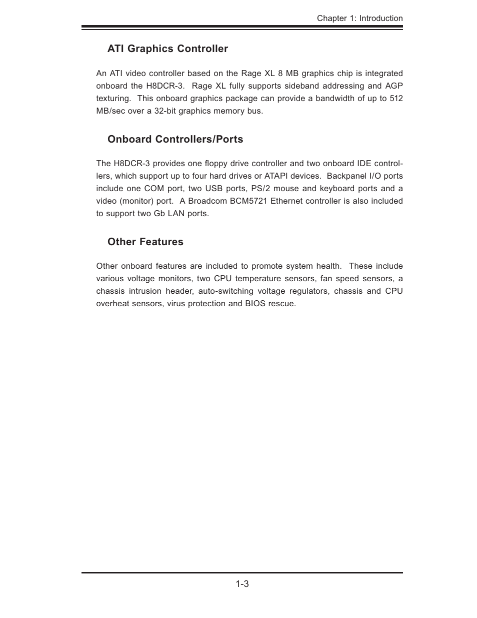 SUPER MICRO Computer Dual Processor AS 1020C-3 User Manual | Page 13 / 106