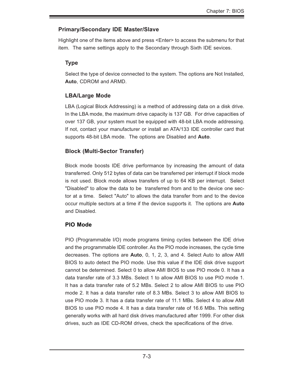 SUPER MICRO Computer Dual Processor AS 1020C-3 User Manual | Page 77 / 106