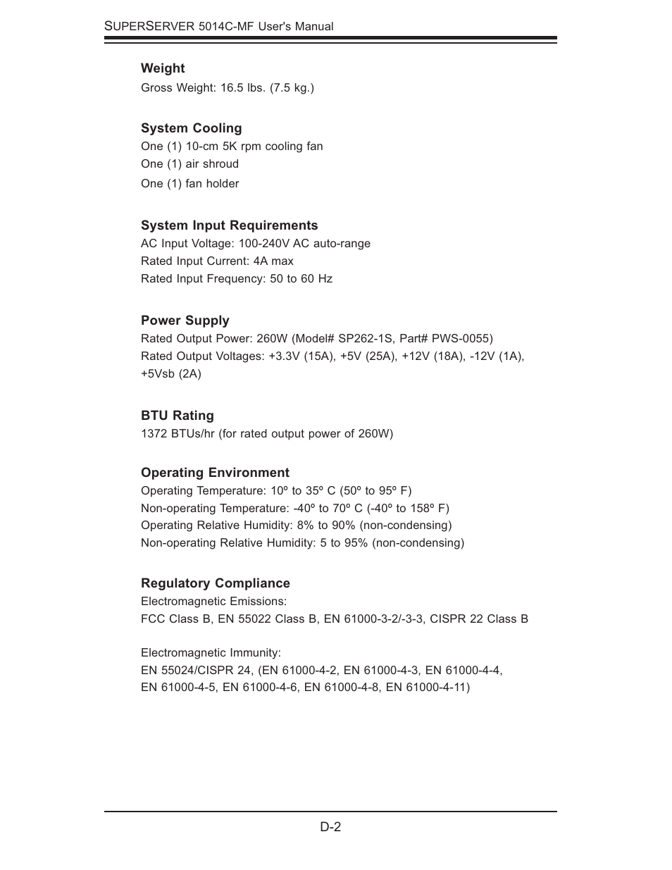 SUPER MICRO Computer 5014C-MF User Manual | Page 110 / 112