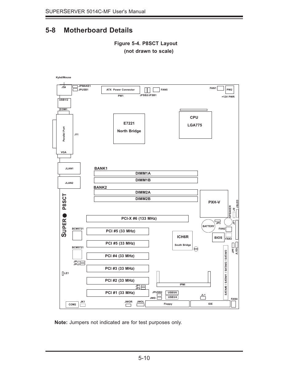 8 motherboard details, 10 s, Uper | SUPER MICRO Computer 5014C-MF User Manual | Page 48 / 112