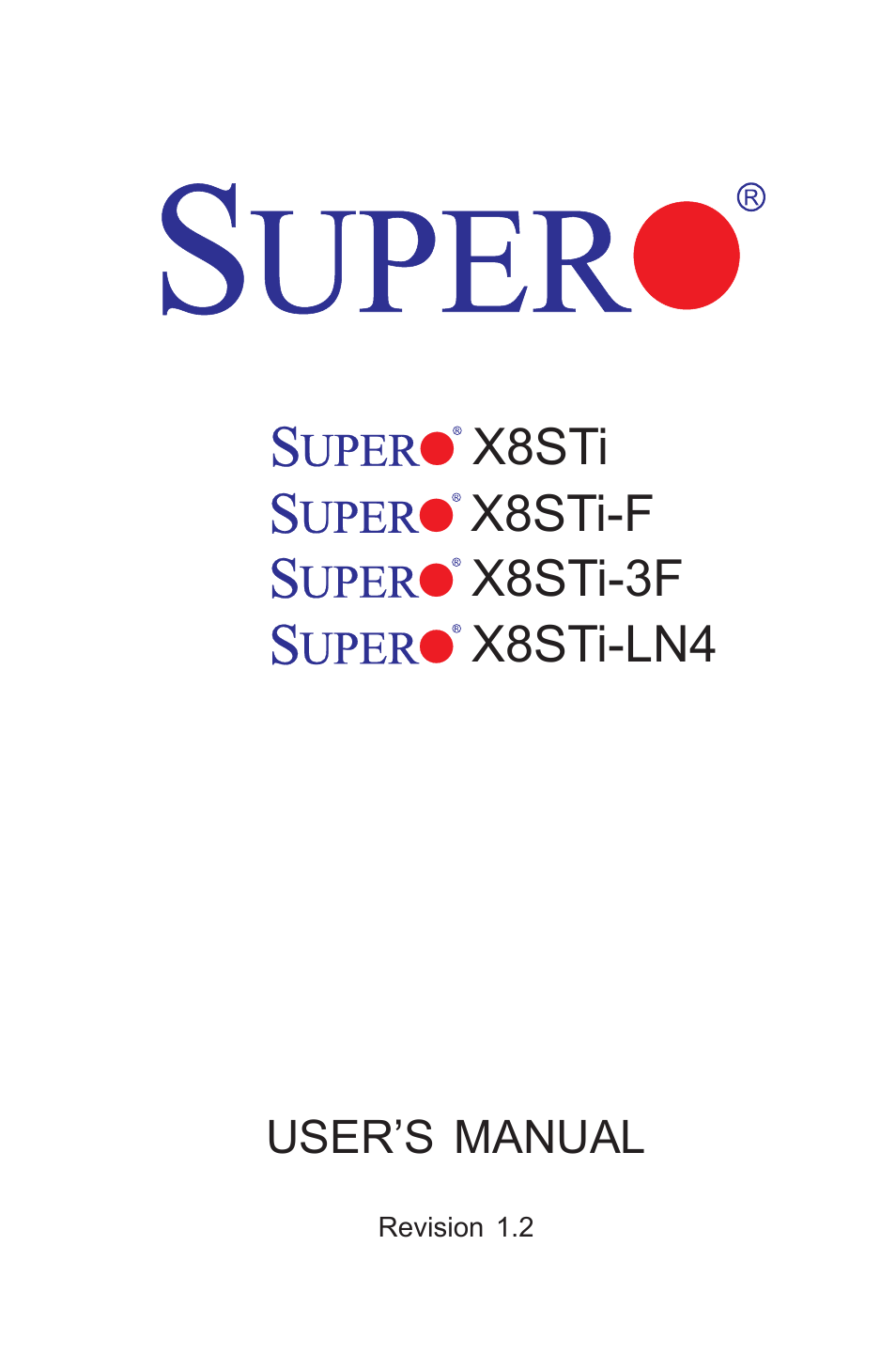 SUPER MICRO Computer X8STI-3F User Manual | 109 pages