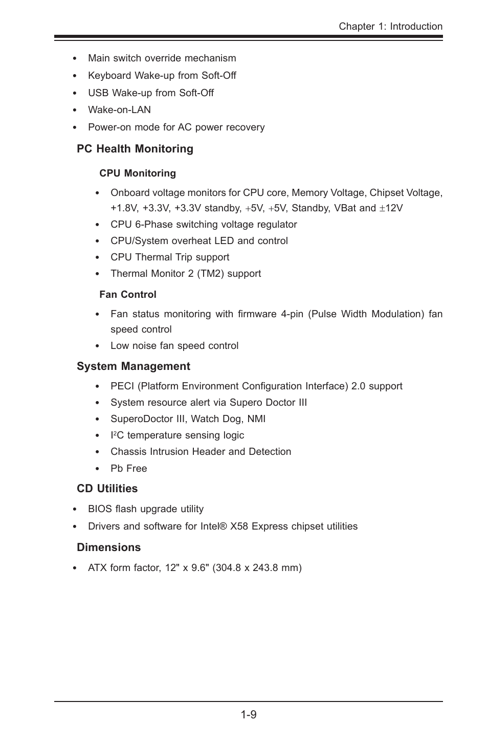 SUPER MICRO Computer X8STI-3F User Manual | Page 17 / 109