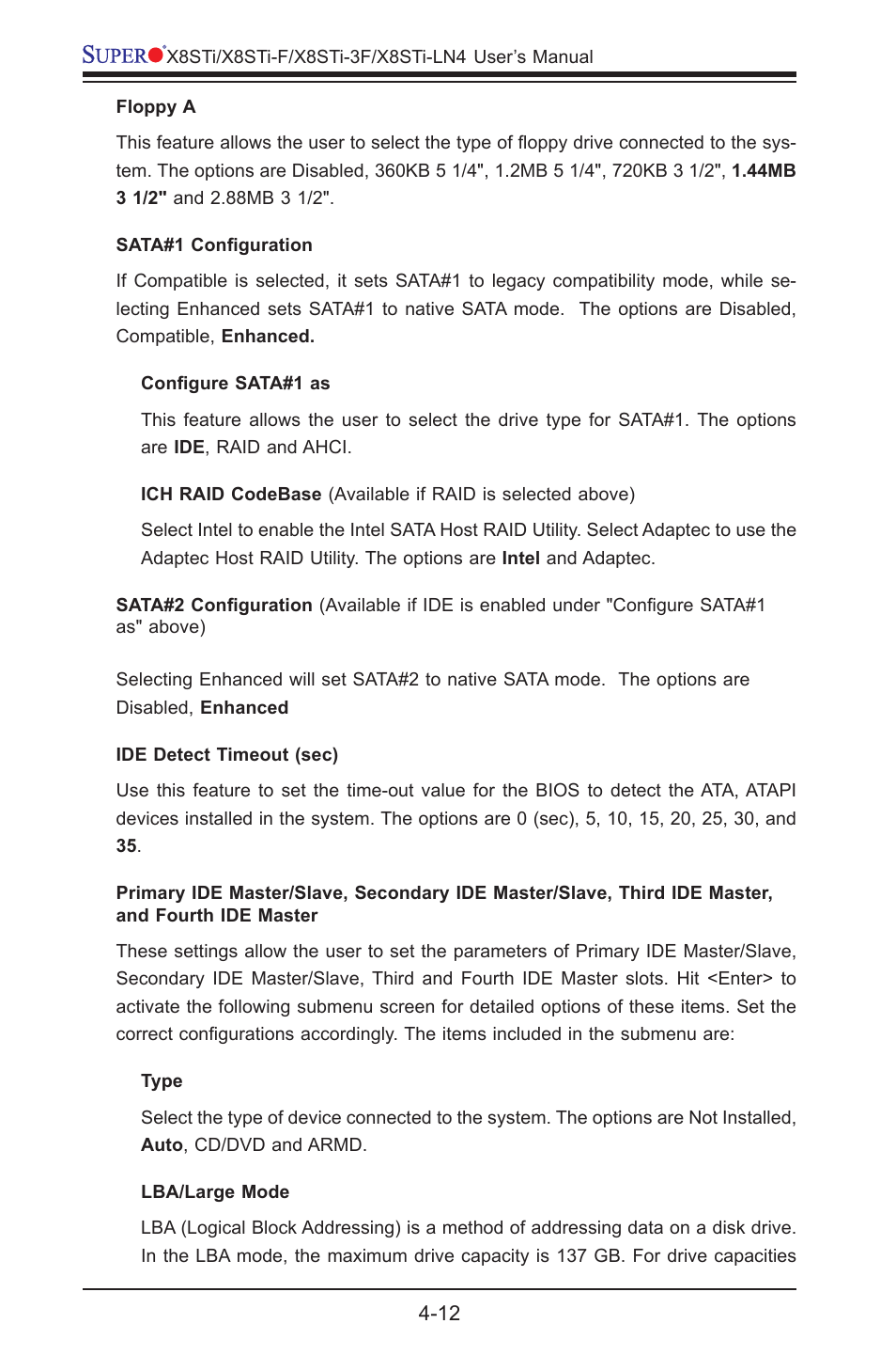 SUPER MICRO Computer X8STI-3F User Manual | Page 82 / 109