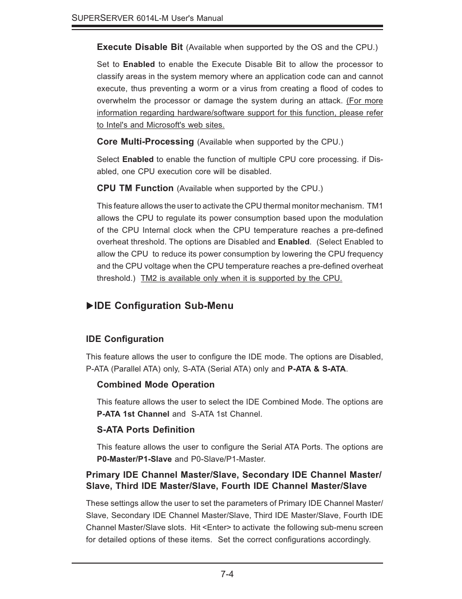 SUPER MICRO Computer SUPERSERVER 6014L-M User Manual | Page 72 / 120