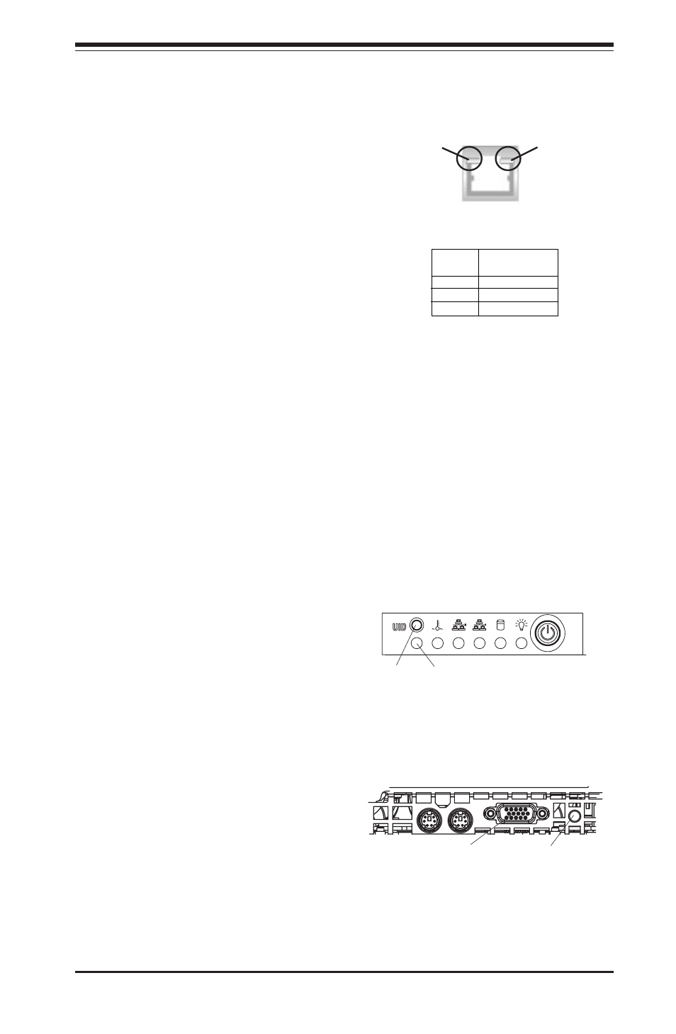 10 onboard indicators, Glan leds, Scsi leds (da1/da2) | Unit identifier | SUPER MICRO Computer SUPERSERVER 6014P-8R User Manual | Page 57 / 126