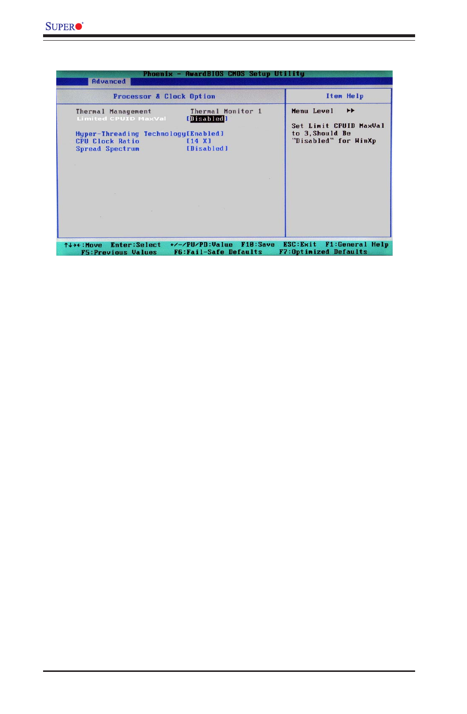 Processor & clock options | SUPER MICRO Computer MICRO COMPUTER MOTHERBOARD P8SC8 User Manual | Page 66 / 96