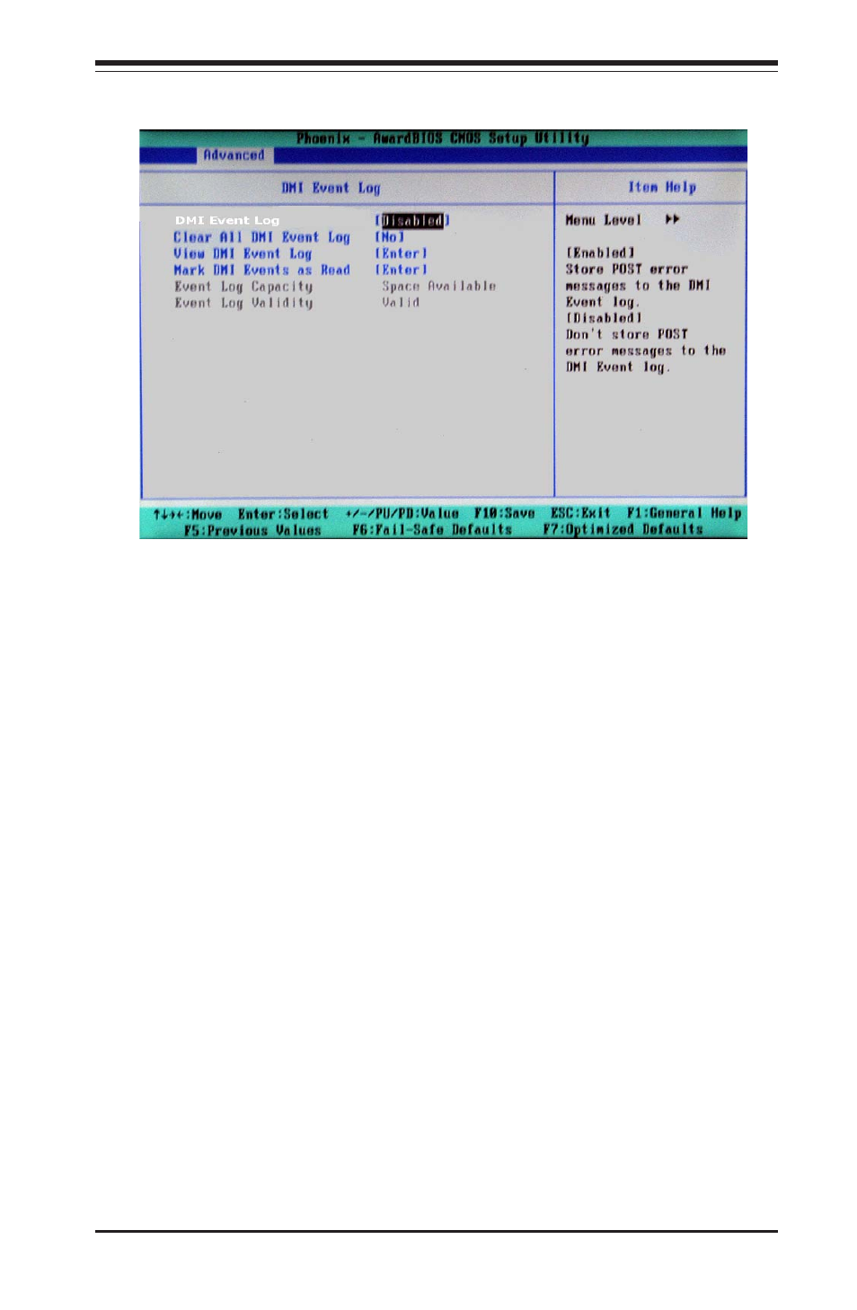 4.7 dmi event log | SUPER MICRO Computer MICRO COMPUTER MOTHERBOARD P8SC8 User Manual | Page 67 / 96