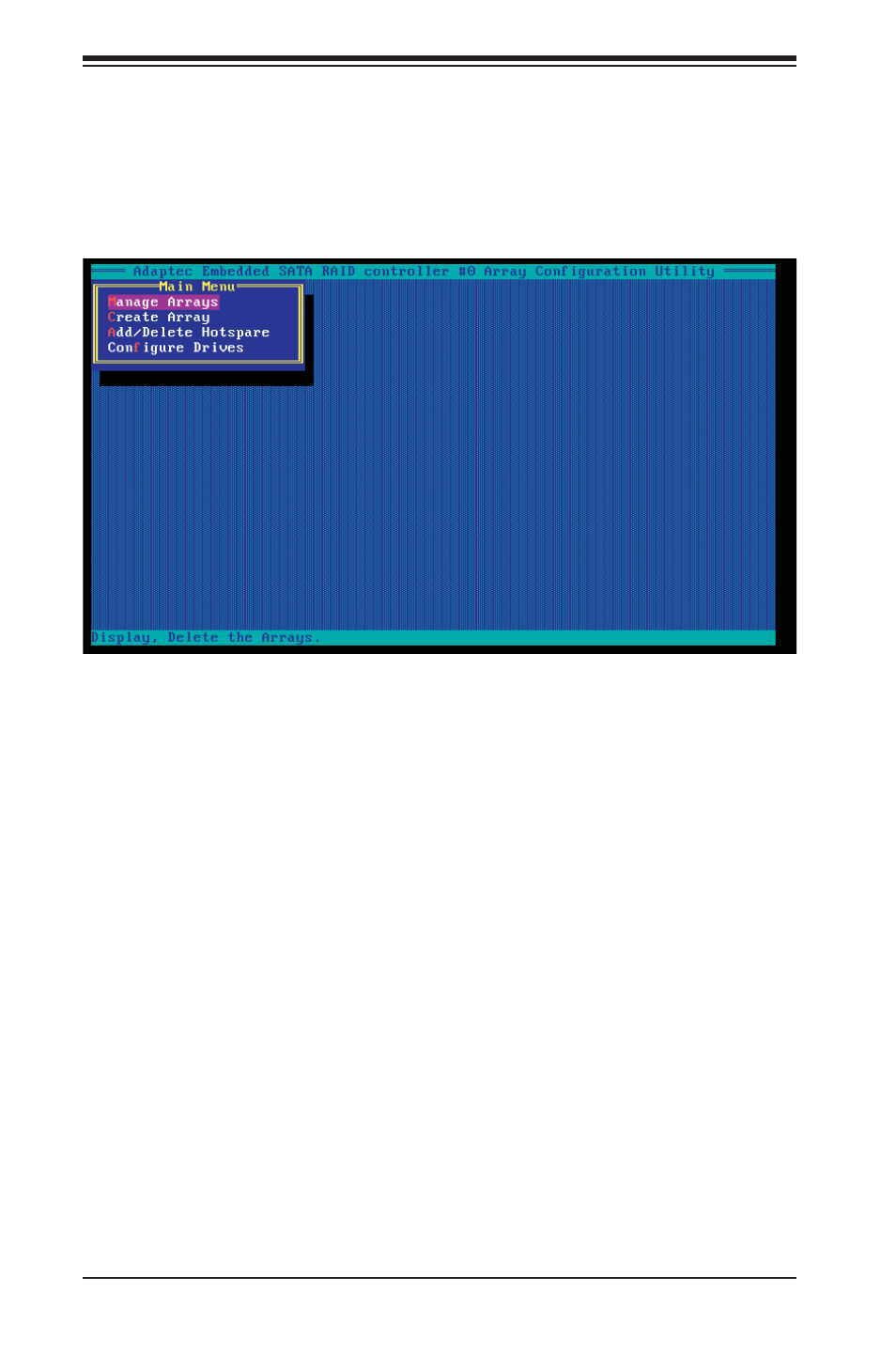 Using the adaptec raid utility, Installing the raid driver during os installation | SUPER MICRO Computer H8QI6-F User Manual | Page 44 / 84